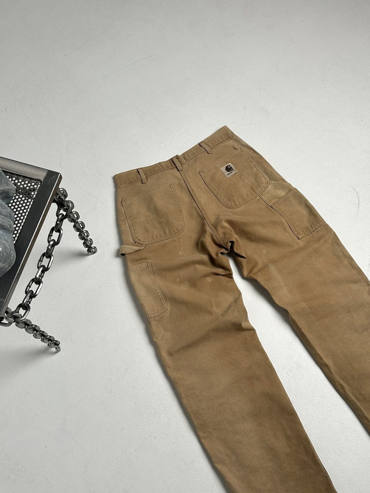 Carhartt × Vintage Vintage carhartt pants brown double knee work wear carpenter Size US 36 / EU 52 - 2 Thumbnail