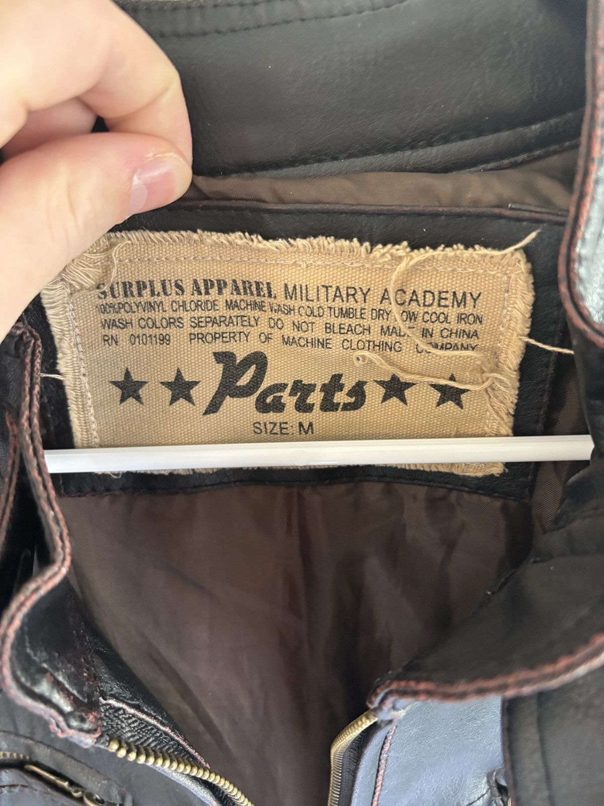Other Leather Racing Moto Jacket, Military Apparel Size US M / EU 48-50 / 2 - 3 Thumbnail