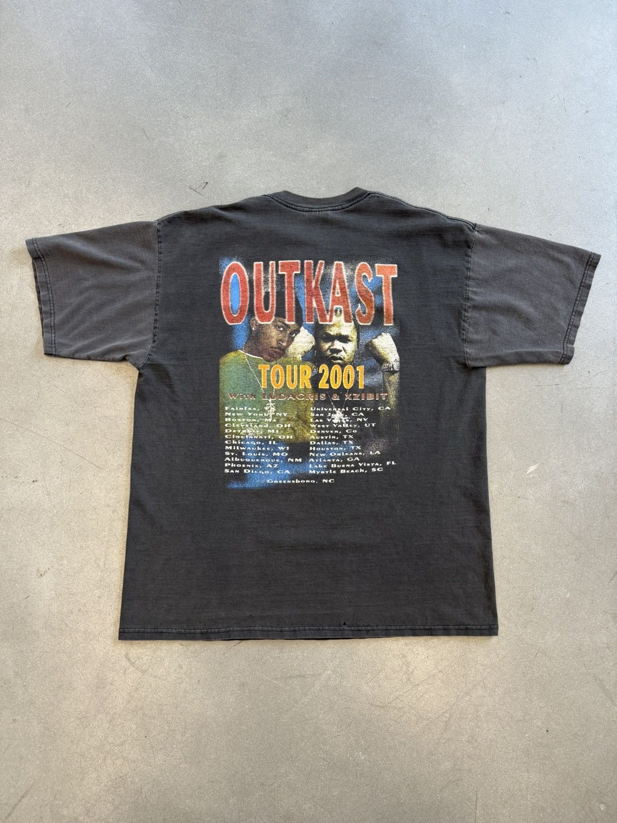 Other 2001 Vintage OutKast With Ludacris & Xzibit Rap Tee Size US XL / EU 56 / 4 - 2 Thumbnail