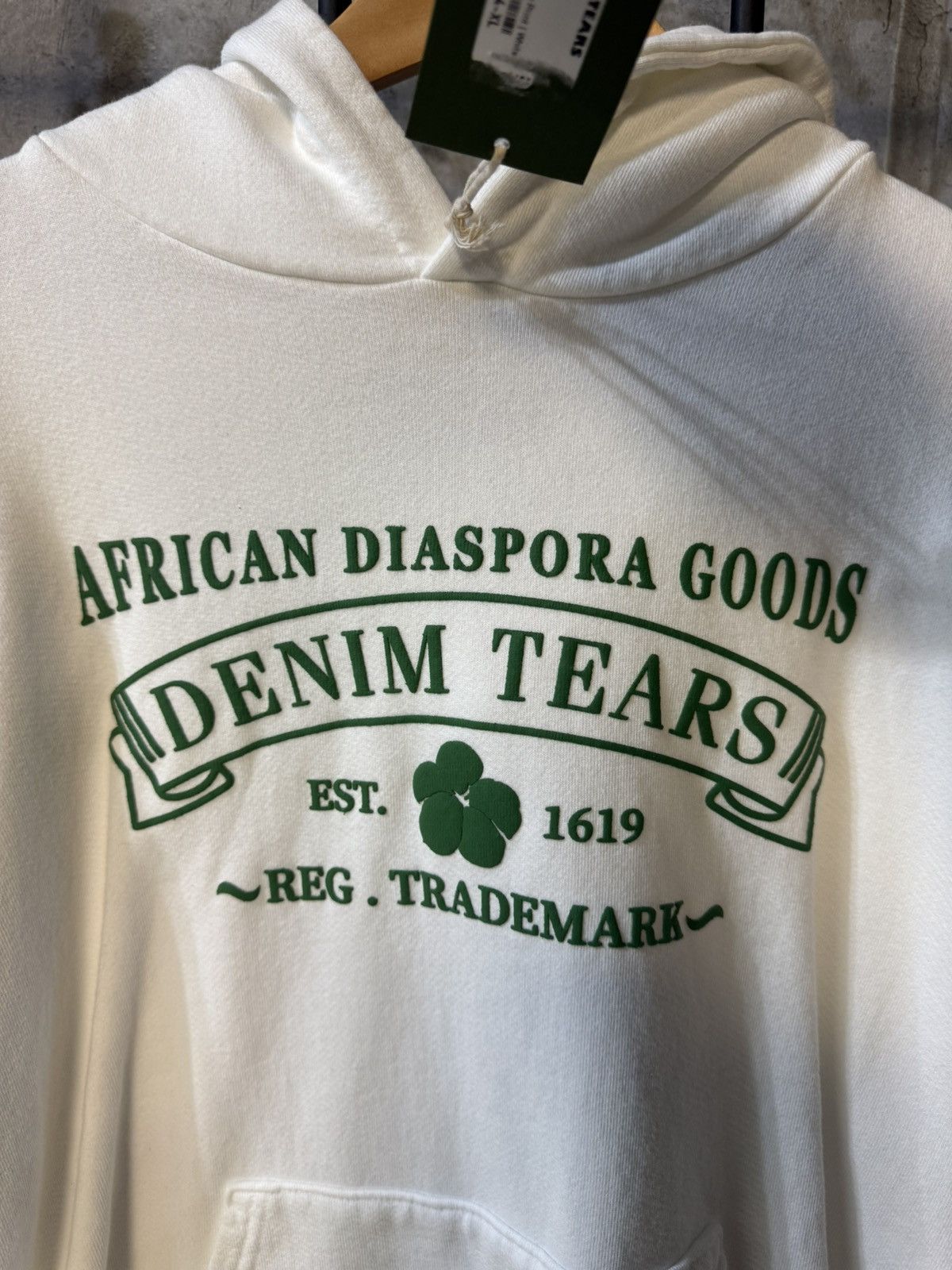 DENIM TEARS Denim Tears ADG Hoodie White Size US XL / EU 56 / 4 - 3 Thumbnail
