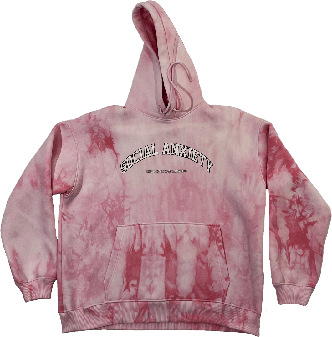 Other "Social Anxiety" tie-die hoodie Size US M / EU 48-50 / 2 - 1 Thumbnail