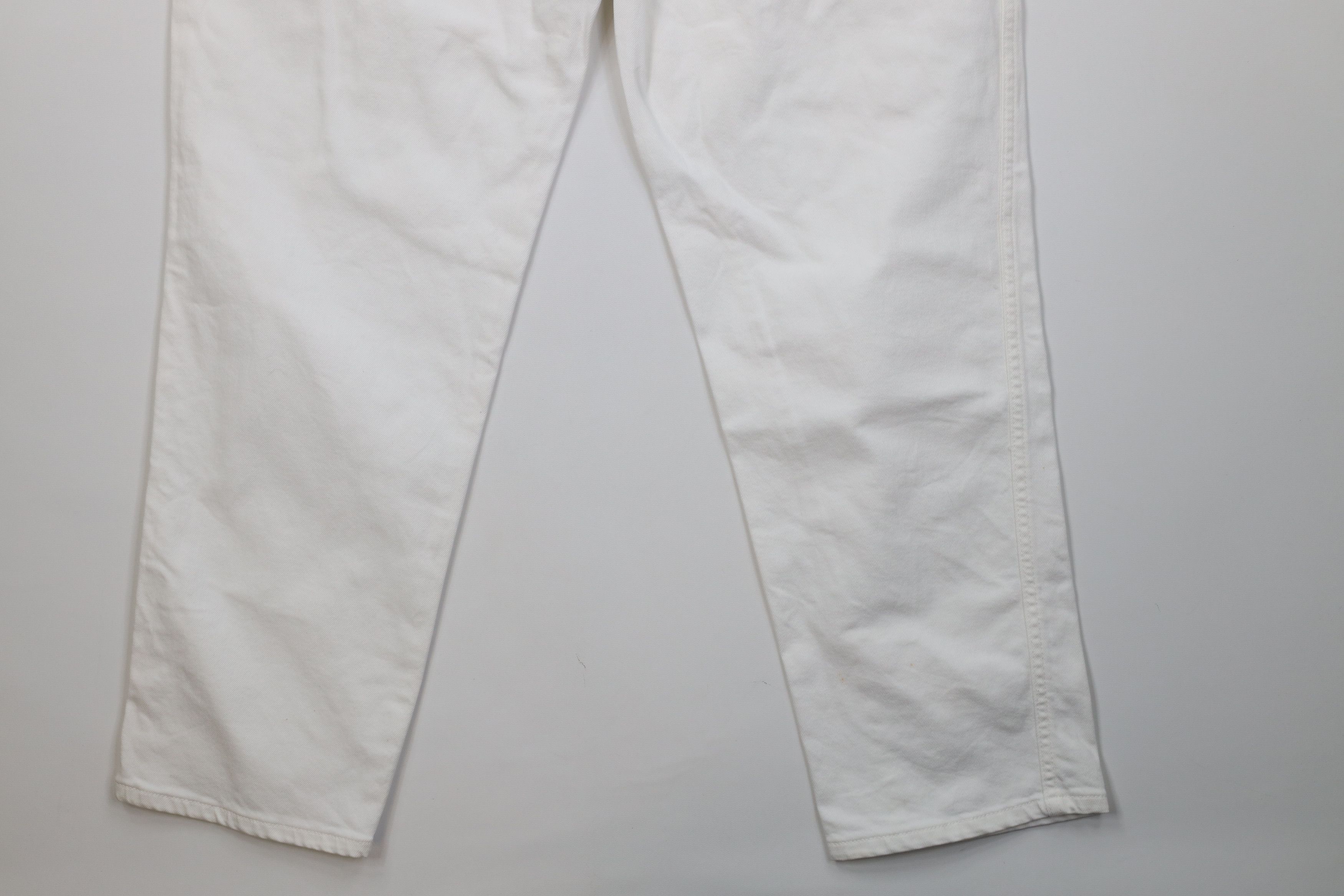 Banana Republic Banana Republic Relaxed Baggy Denim Jeans White Stretch Size 38" / US 16 / IT 52 - 13 Thumbnail