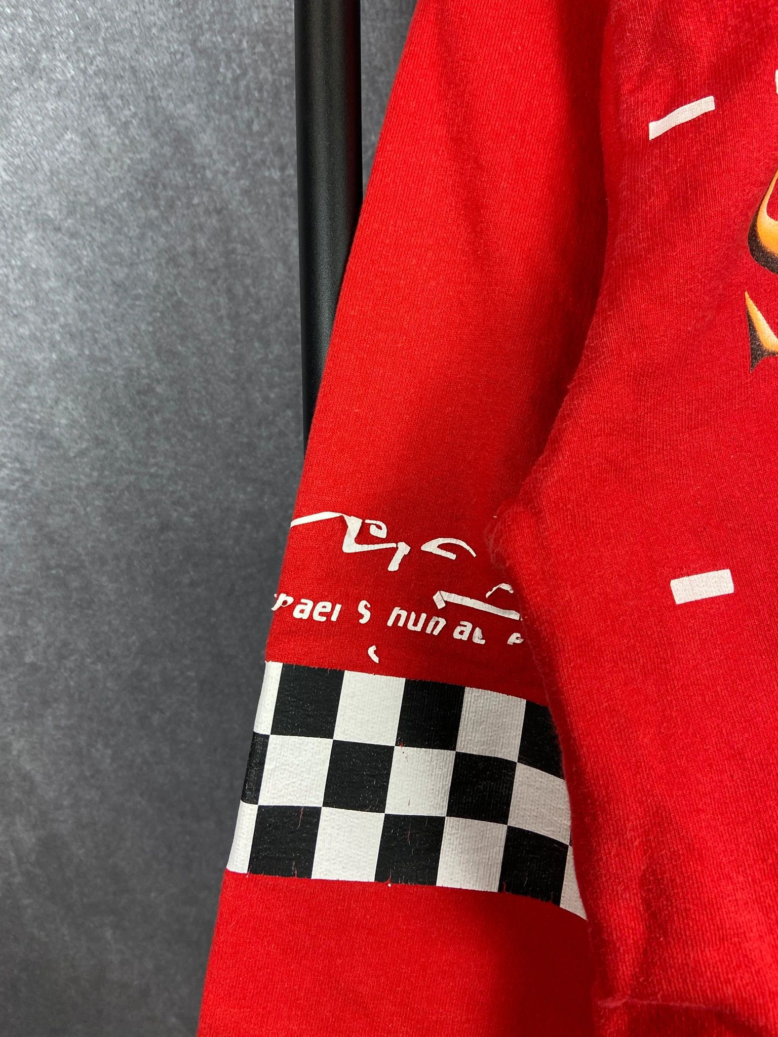 Formula 1 Bluza Schumacher F1 czerwony hoodie spellout vintage 2003 L Size US L / EU 52-54 / 3 - 2 Thumbnail