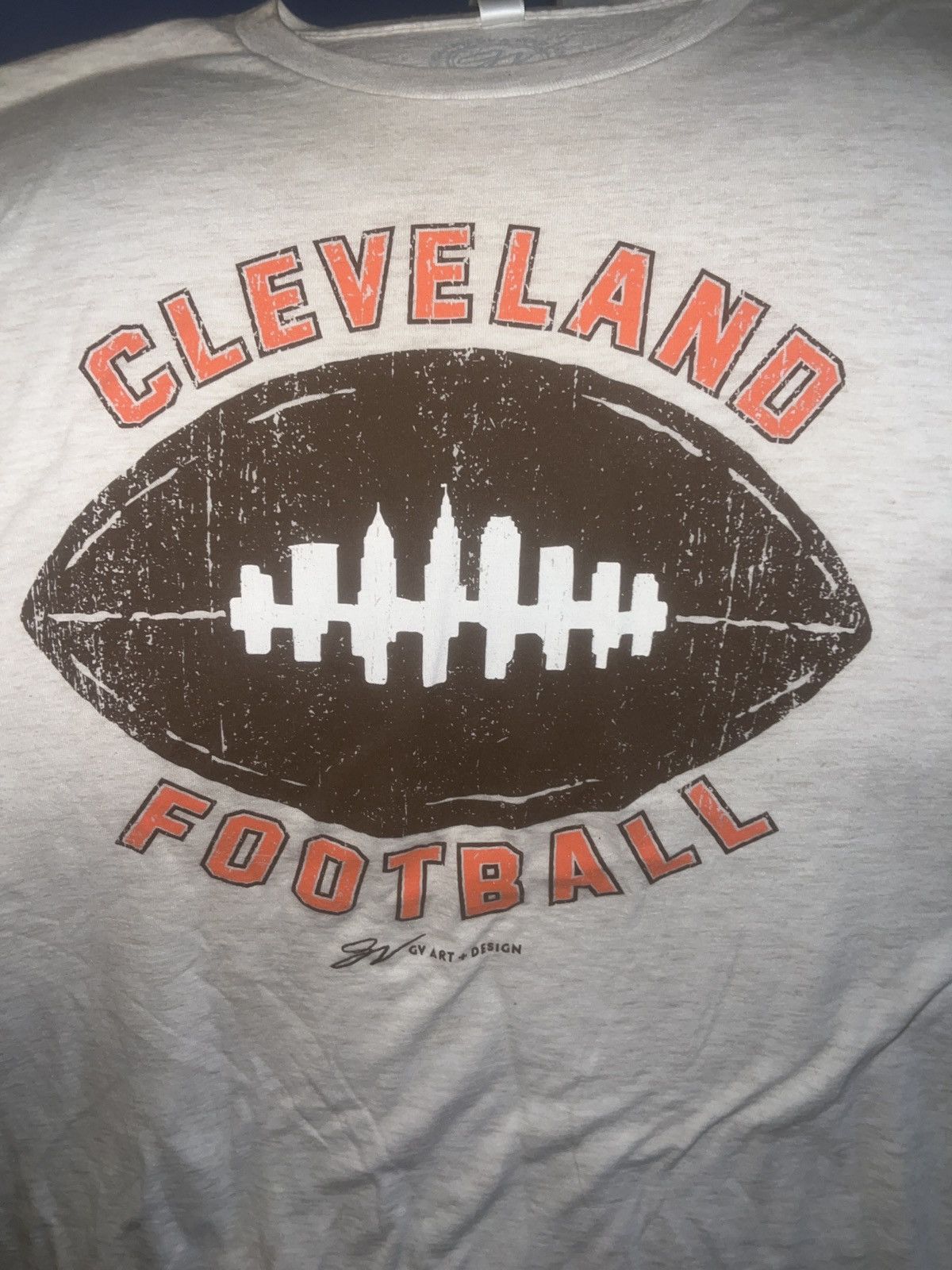 American Apparel American Apparel GV Art + Design Cleveland Football Tee Size US XXL / EU 58 / 5 - 2 Thumbnail