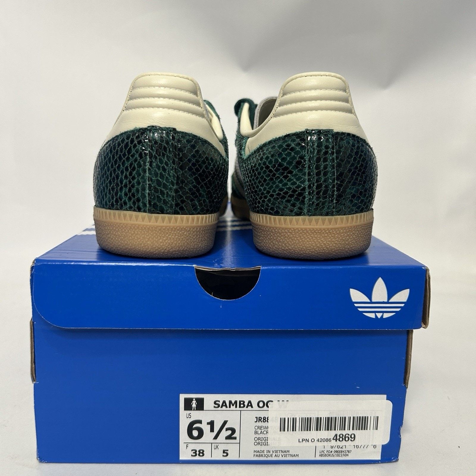 Adidas adidas Samba OG Snakeskin Pack - “Collegiate Green” JR8848 Size US 6.5 / IT 36.5 - 4 Thumbnail
