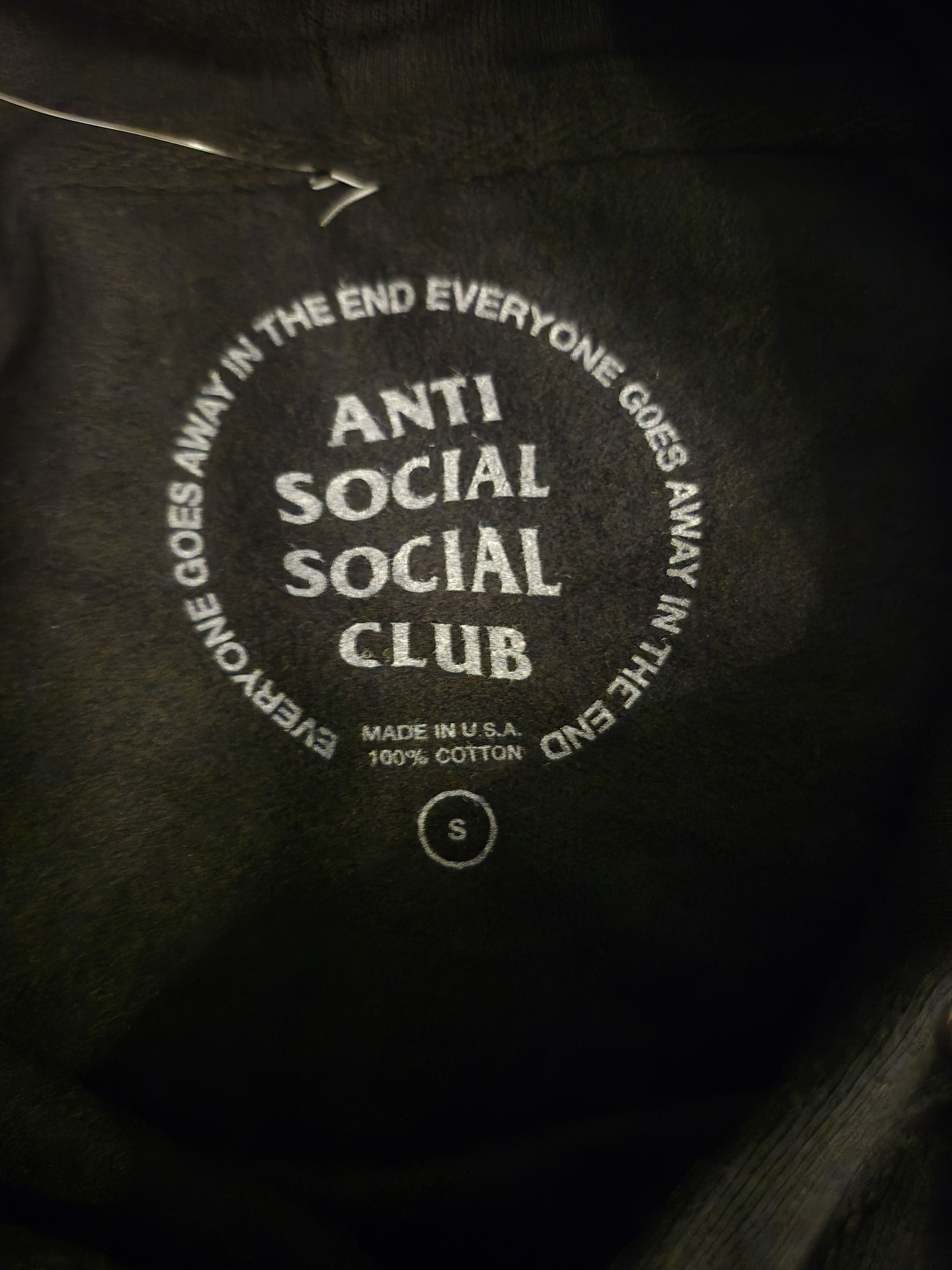 Anti Social Social Club Anti Social Social Club Hoodie Size Small Size US S / EU 44-46 / 1 - 4 Thumbnail