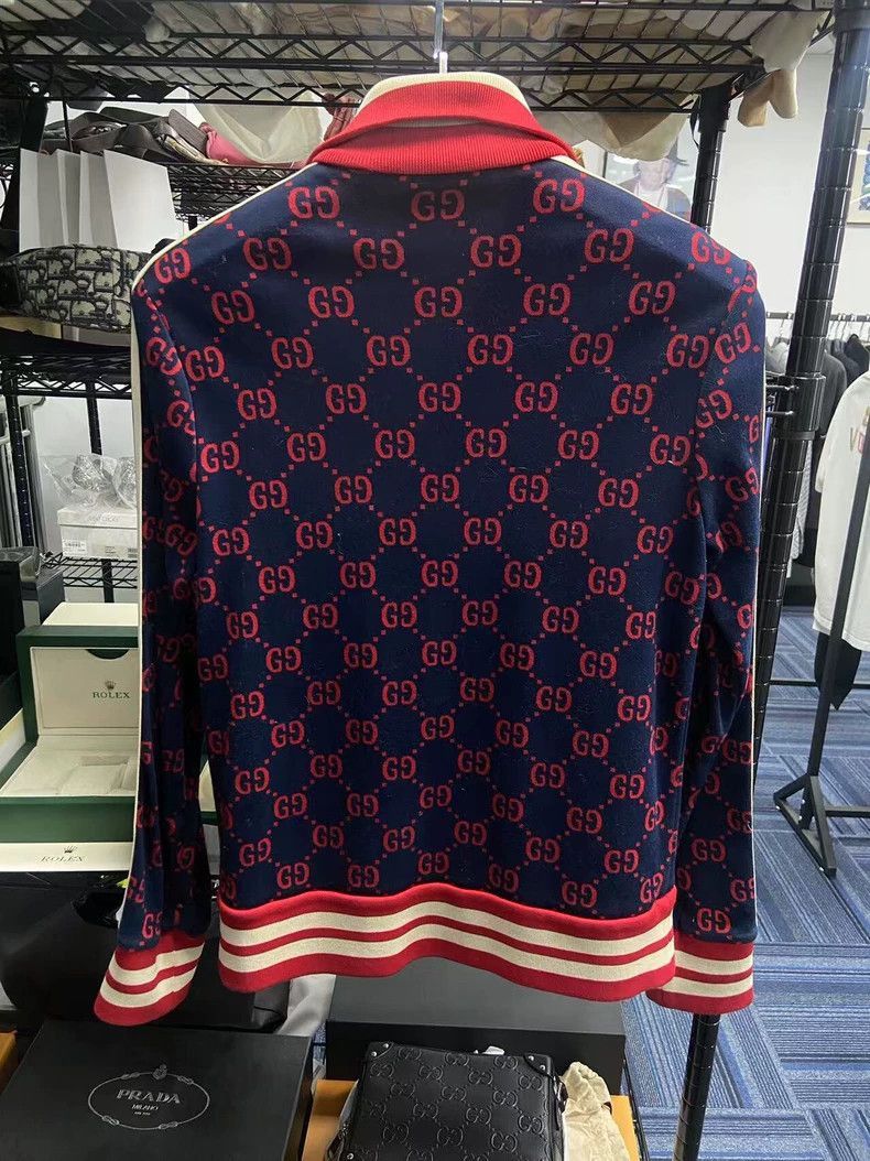 Gucci Gucci Blue Double G Zip Jacket-2506 Size US S / EU 44-46 / 1 - 2 Thumbnail