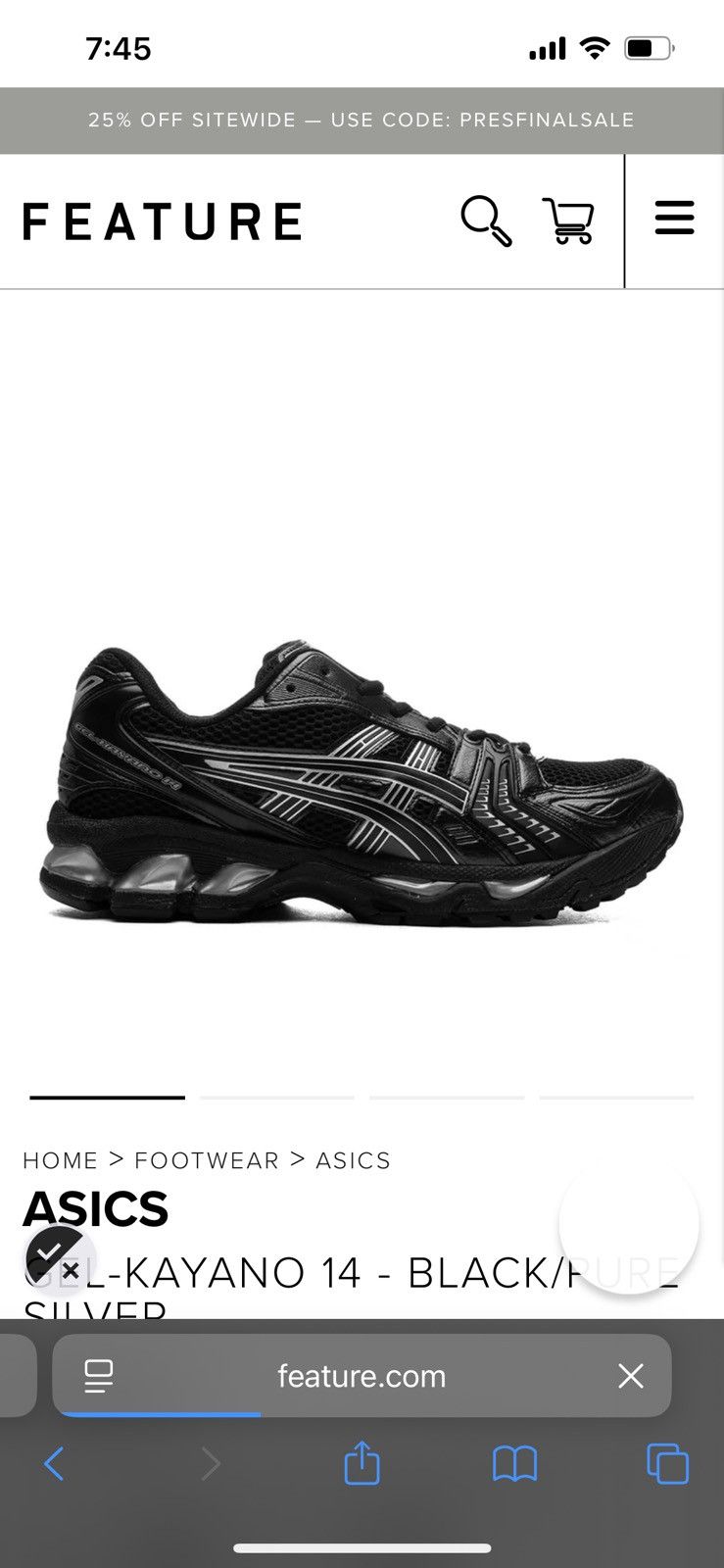 Asics ASICS Gel-Kayano 14 Sneakers Size US 7.5 / IT 37.5 - 7 Thumbnail
