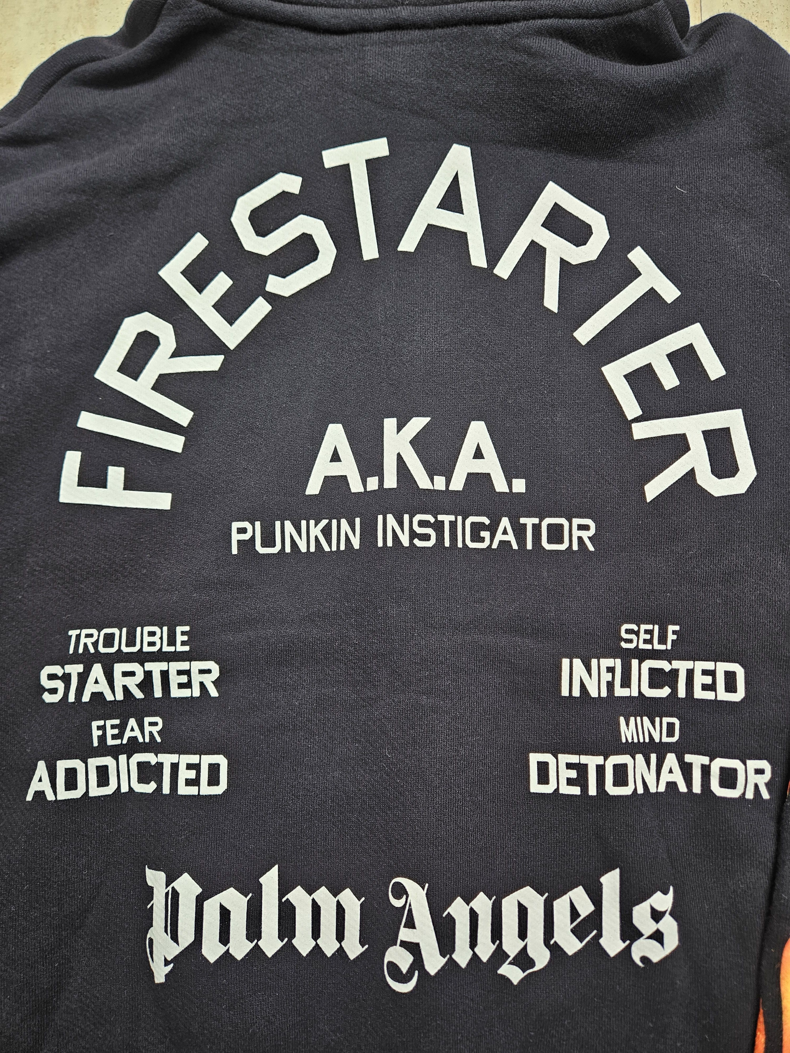 Palm Angels Palm Angels Black Fire Starter Hoodie Size US M / EU 48-50 / 2 - 5 Thumbnail