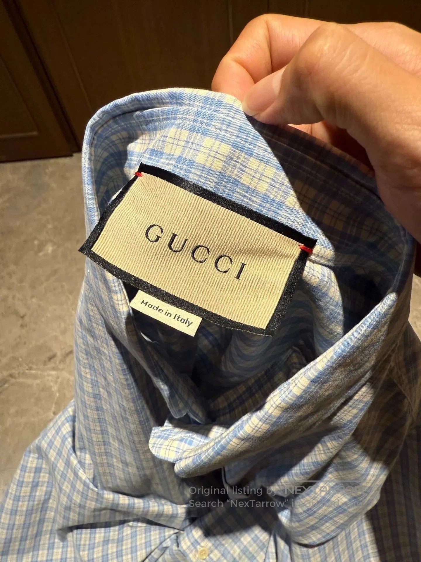 Gucci Gucci Plaid Dad Shirt with Pony Embroidery. Size US L / EU 52-54 / 3 - 3 Thumbnail