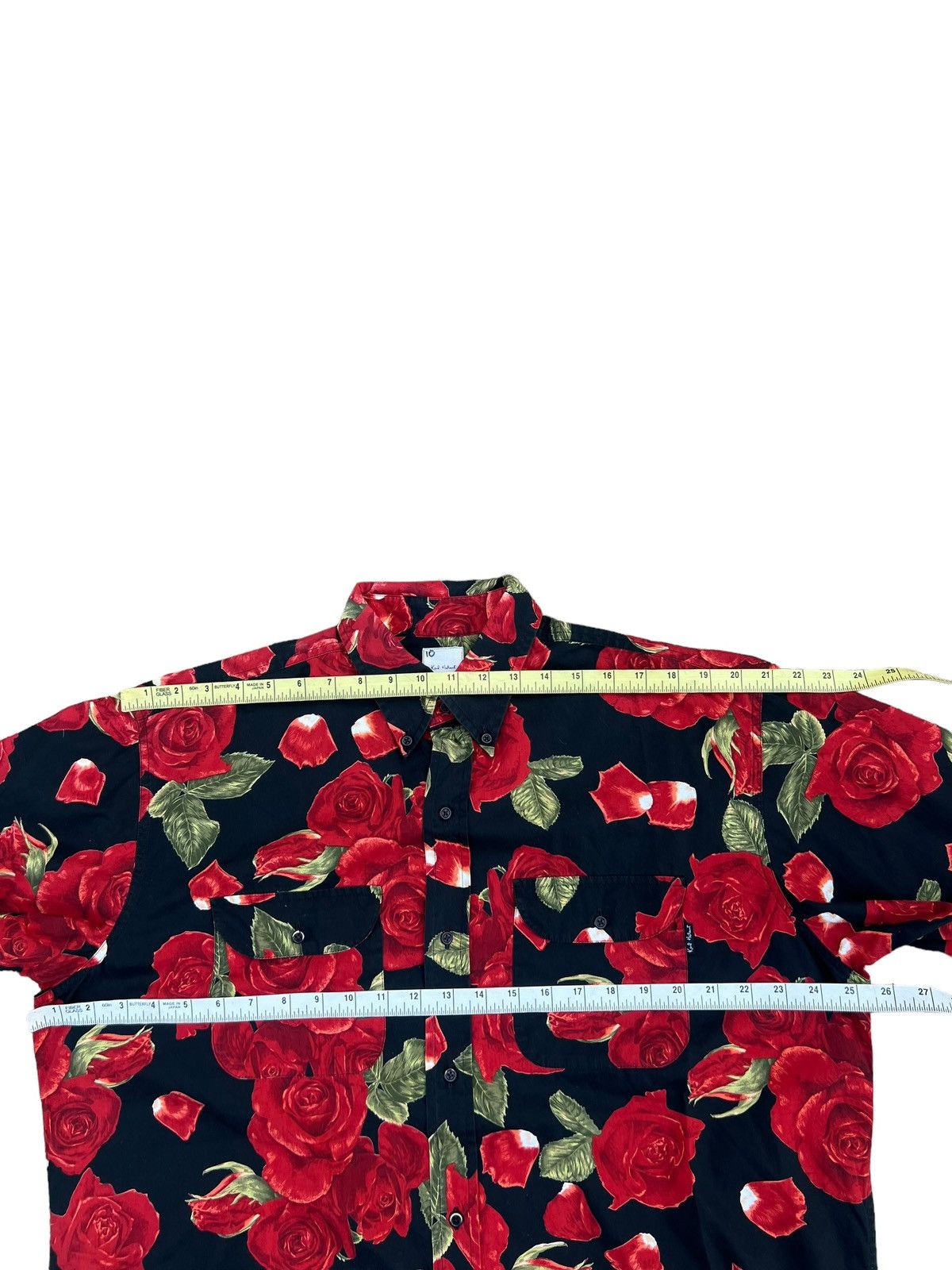 Karl Helmut Vintage Karl Helmut Japan Psychedelic Roses Button Shirt Size US M / EU 48-50 / 2 - 3 Thumbnail