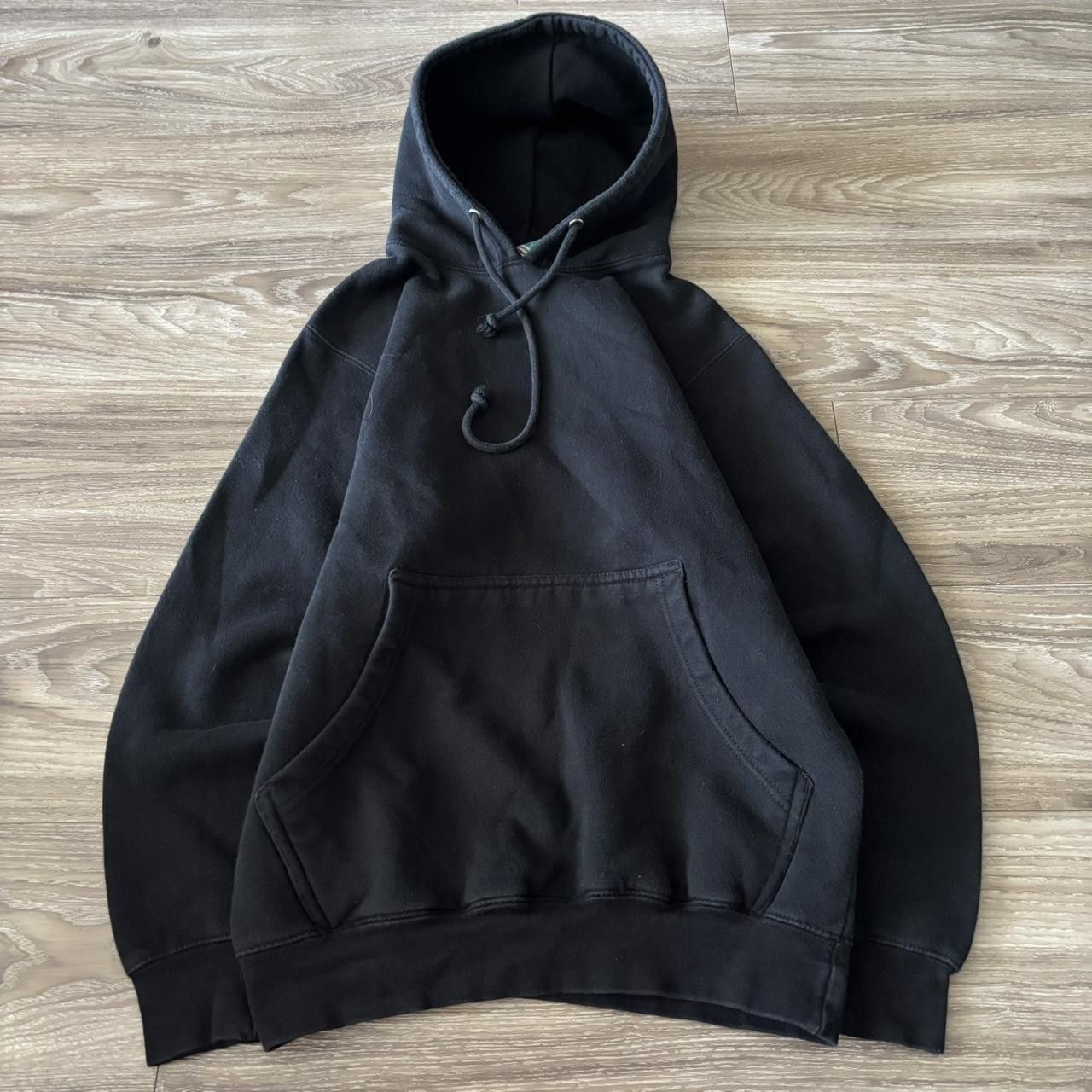 Vintage Crazy Vintage Y2K/2000s Black Blank Heavyweight Essential Pullover Hoodie! Size S Size US S / EU 44-46 / 1 - 1 Thumbnail