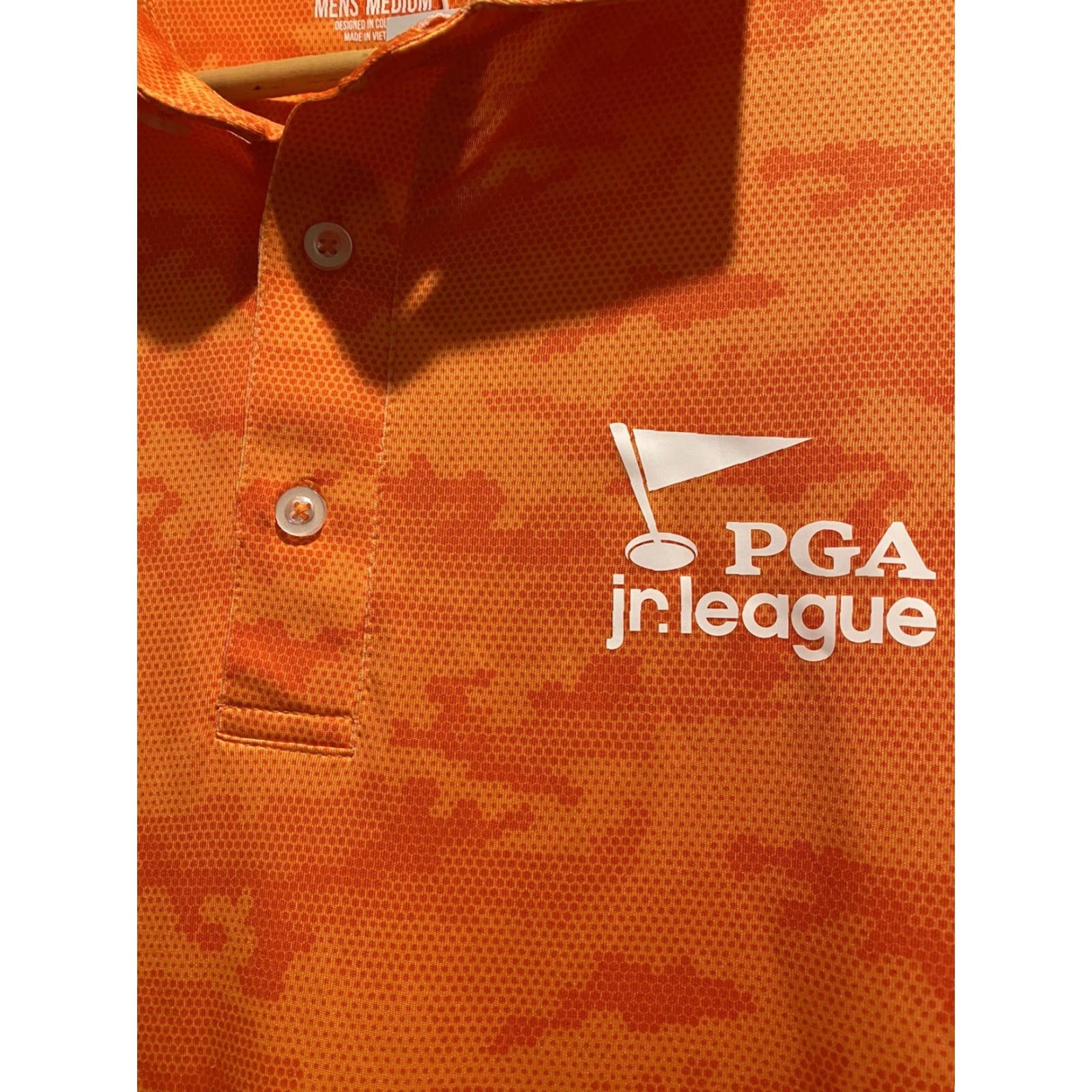 Vintage New PGA Golf Polo Shirt Garb Pine Hills Club Plymouth MA M Orange Mens Size US M / EU 48-50 / 2 - 3 Thumbnail