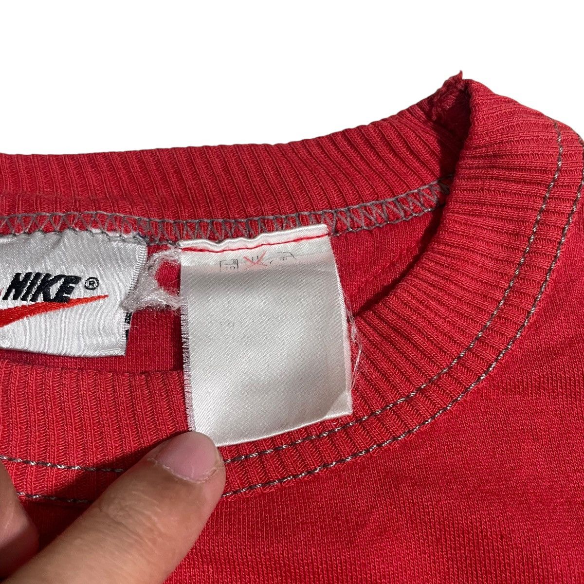 Nike × Vintage Vintage Nike Air Logo Center Boxy Skatebord Longsleeve Size US S / EU 44-46 / 1 - 6 Thumbnail