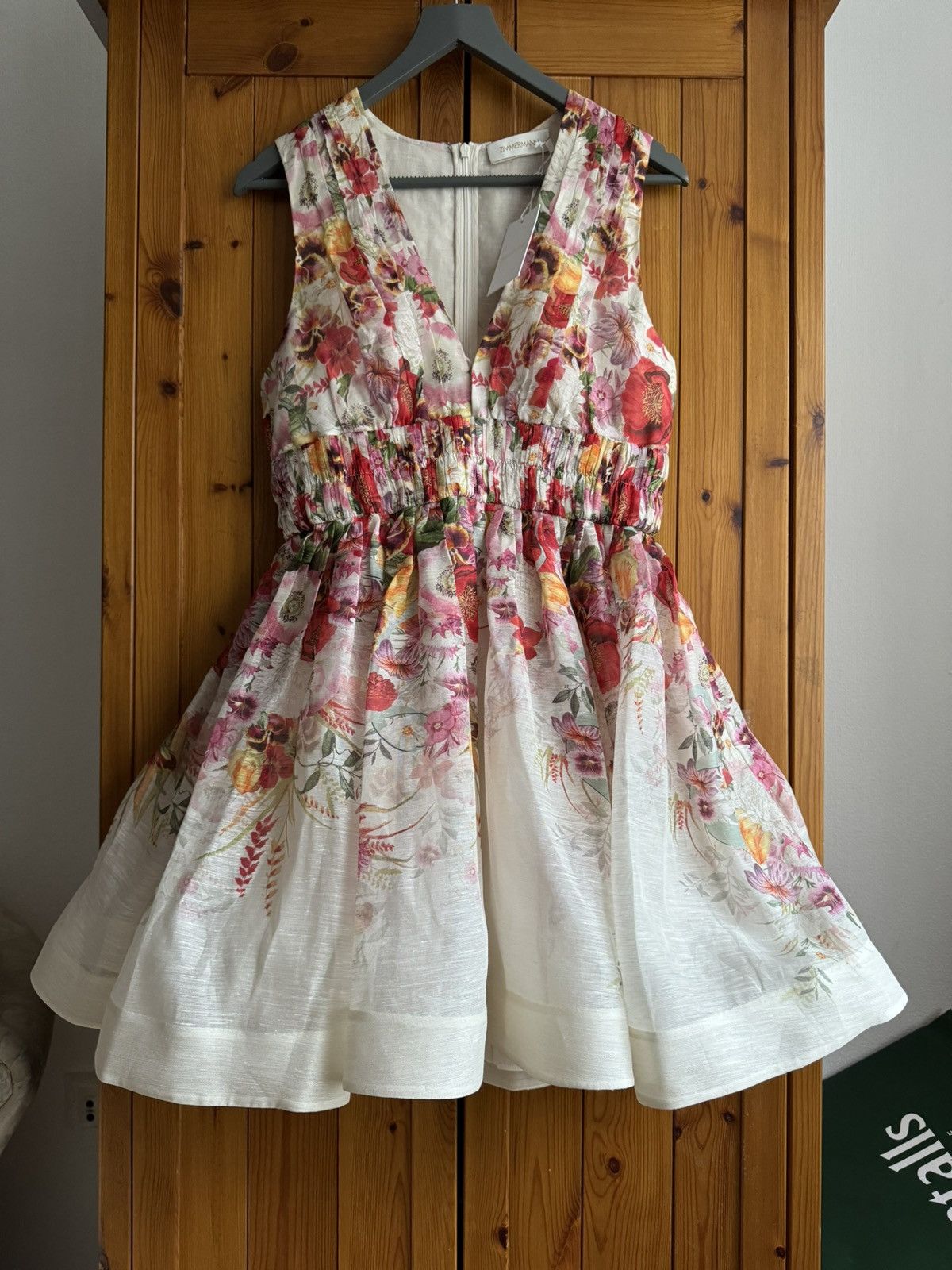 Zimmermann New Zimmermann floral dress, linen blend silk, size 3 Size XL / US 12-14 / IT 48-50 - 1 Thumbnail