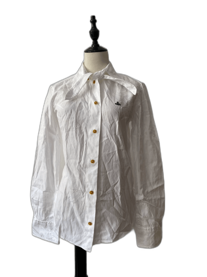 Vivienne Westwood Vivienne Westwood Saturn Bow Collar Shirt - dmc Size S / US 4 / IT 40 - 1 Thumbnail