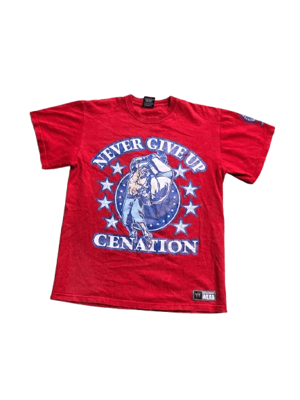 WWE WWE 100% Cotton Big Y2K Logo Short Sleeve T-Shirt Size M Size US M / EU 48-50 / 2 - 1 Thumbnail