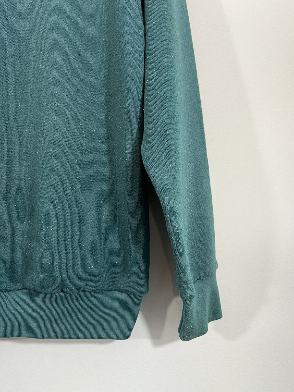 Vintage Retro Blank Faded Green Crewneck Size US S / EU 44-46 / 1 - 6 Thumbnail