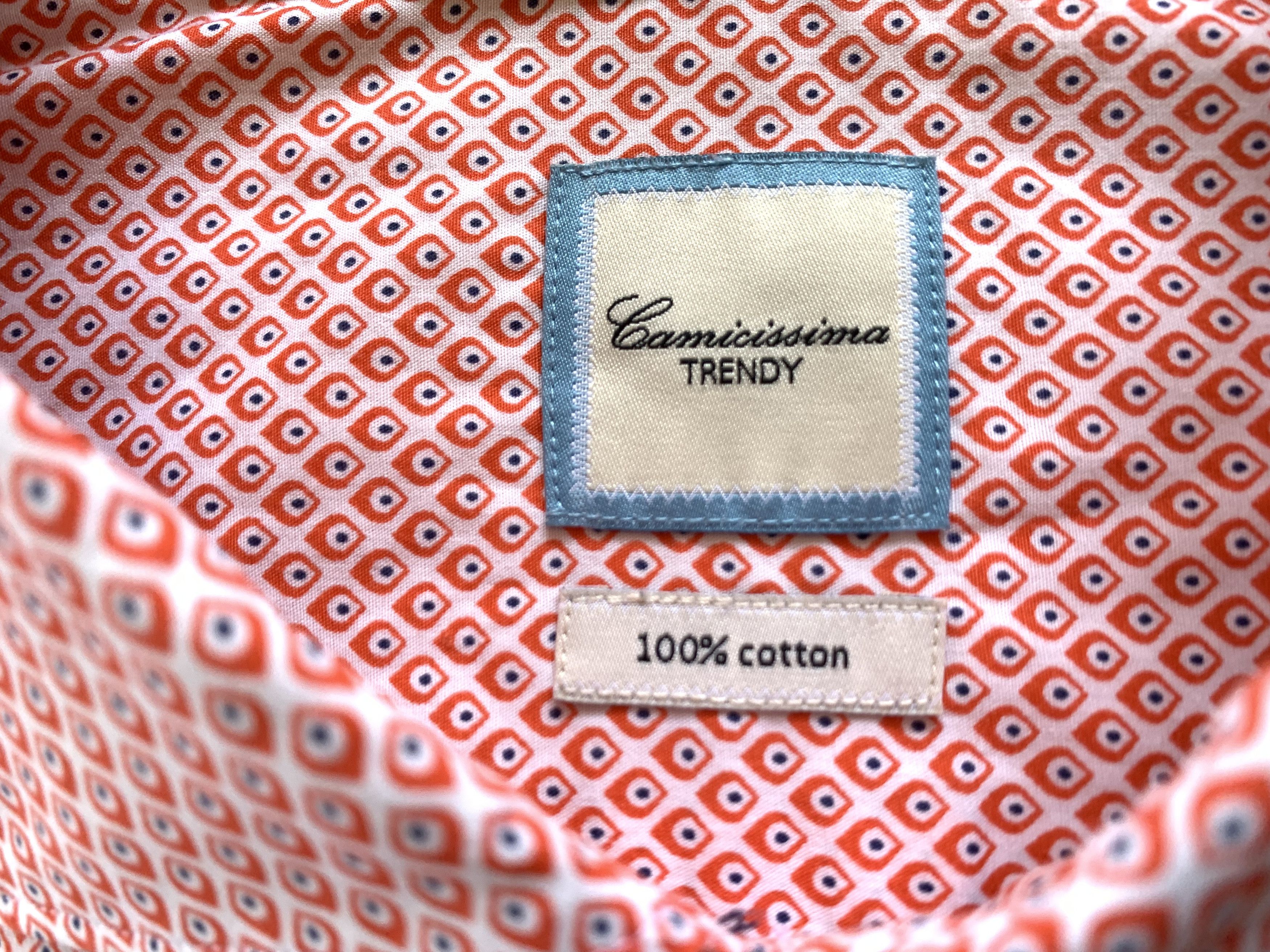 Other Camicissima Trendy Men’s Long Sleeve Button Up Shirt Size US XL / EU 56 / 4 - 5 Thumbnail