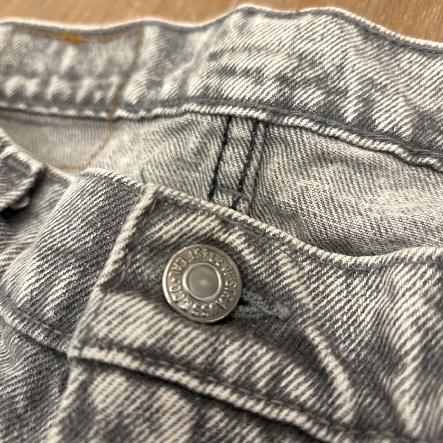 Levi's VINTAGE Levi's 505 Jeans Regular Fit Gray Stonewash 34x32 USA Men's 80s Size US 34 / EU 50 - 5 Thumbnail