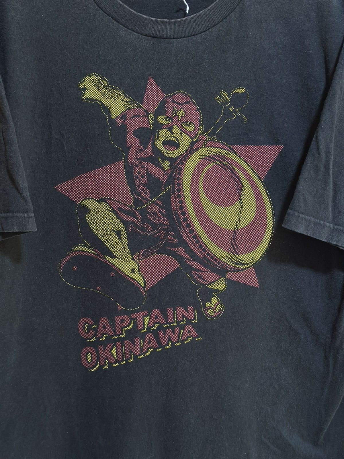 Anime × Japanese Brand × Vintage Vintage Captain Okinawa Faded Tee Size US L / EU 52-54 / 3 - 2 Thumbnail