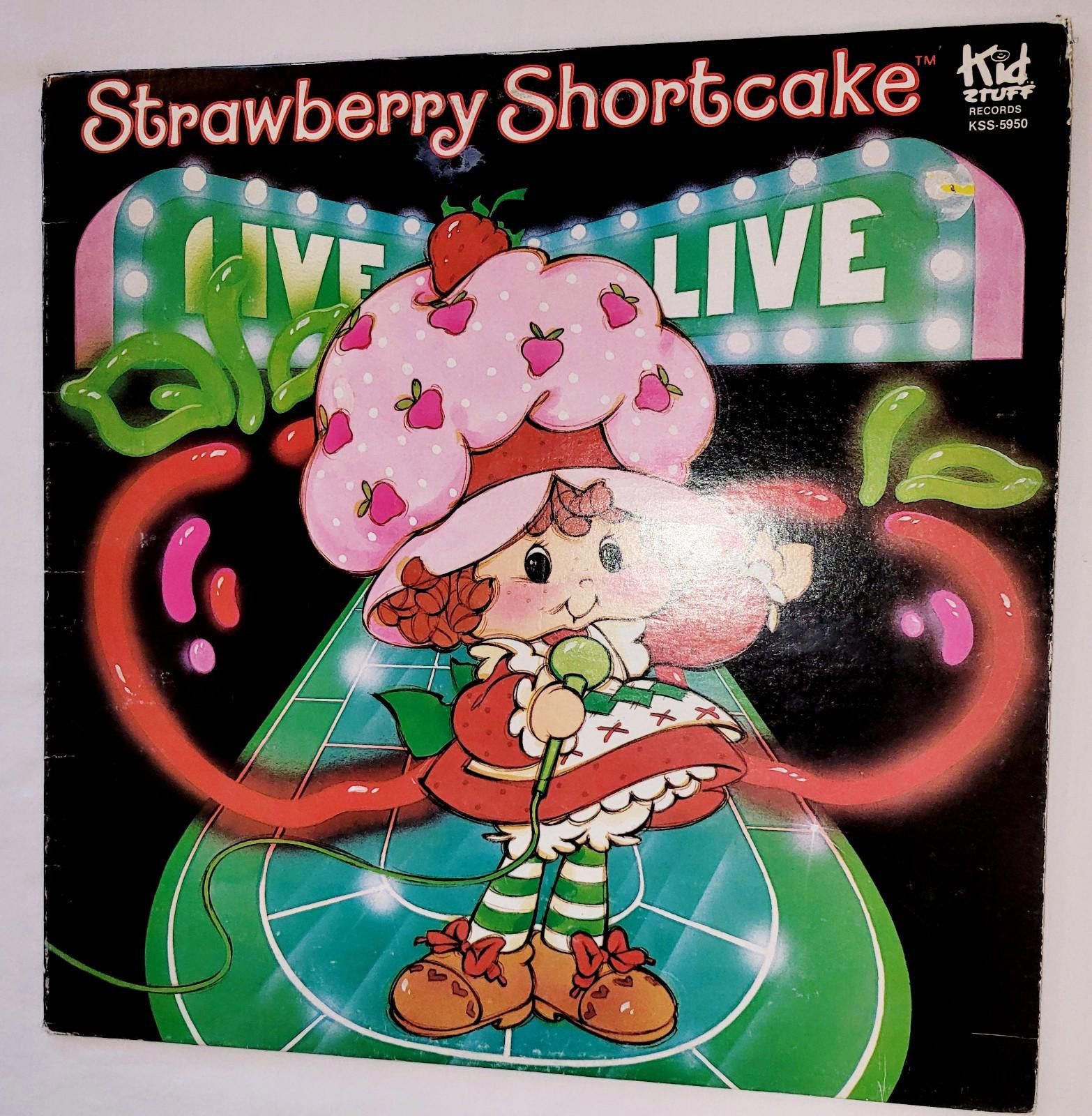Designer 1980 Strawberry Shortcake Kid Stuff Records vinyl LP Size ONE SIZE - 1 Thumbnail