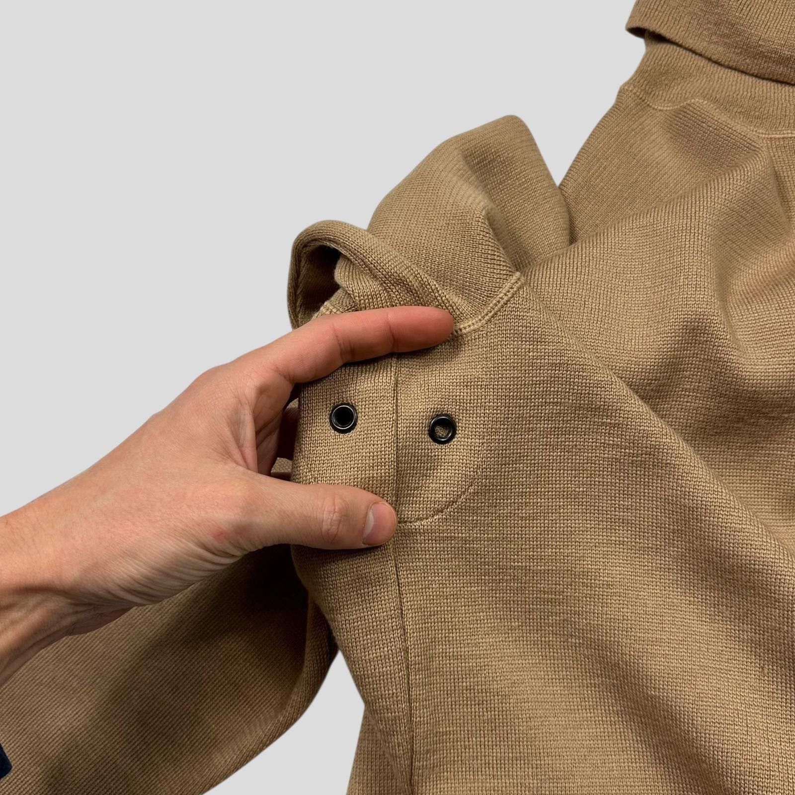 Prada Prada Sport 00’s Ventilated Roll-neck Camel Knit Jumper IT48 Size US M / EU 48-50 / 2 - 3 Thumbnail