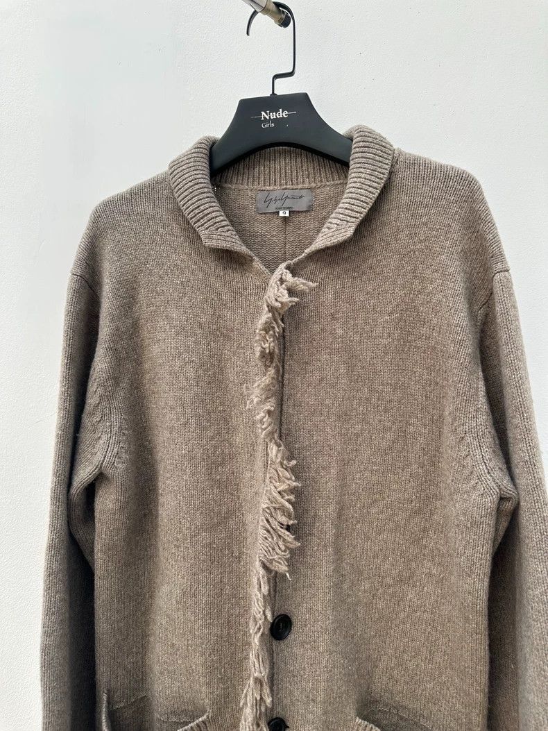 Yohji Yamamoto Yohji Yamamoto 08 Aw Fringed Cardigan Jacket 2503-Nextarrow Size US L / EU 52-54 / 3 - 3 Thumbnail
