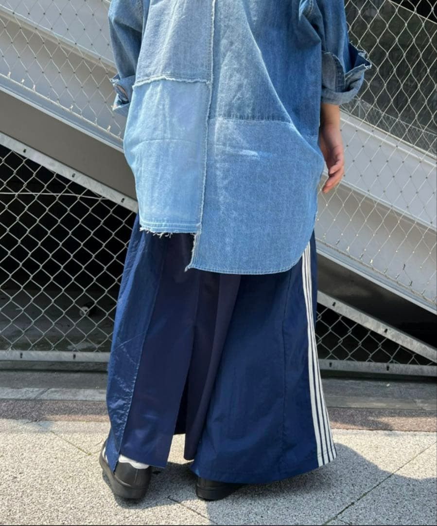 Japanese Brand Etsinta Remade Jersey Volume Skirt Size 38" / US 16 / IT 52 - 9 Thumbnail