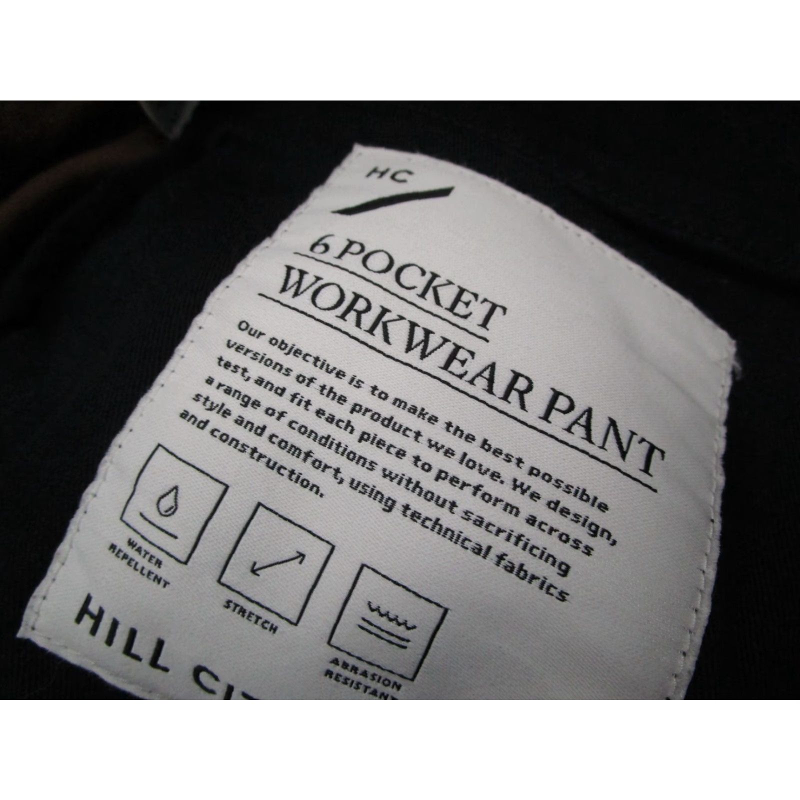 Vintage Hill City Mens Pants Brown 5 Pocket Workwear Chino Canvas Cotton Blend Flat Front 36x32 Slim Classic Belt Loops Zip 5-Pocket Style: C n Size US 36 / EU 52 - 4 Thumbnail