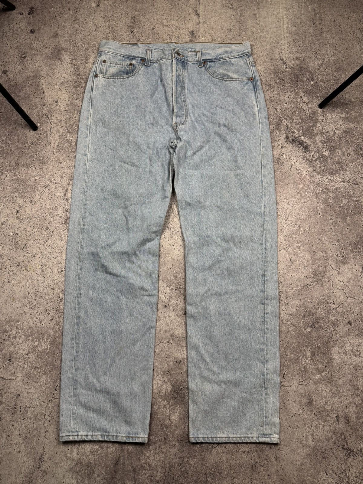 Levi's 90s Rusty Mud Washed Vintage Levis 501 Jeans USA Size US 38 / EU 54 - 5 Thumbnail