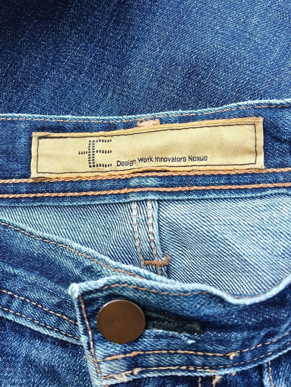 Edwin Vintage Edwin Nexus "E" Design Double Knee distressed denim. Size US 29 - 3 Thumbnail