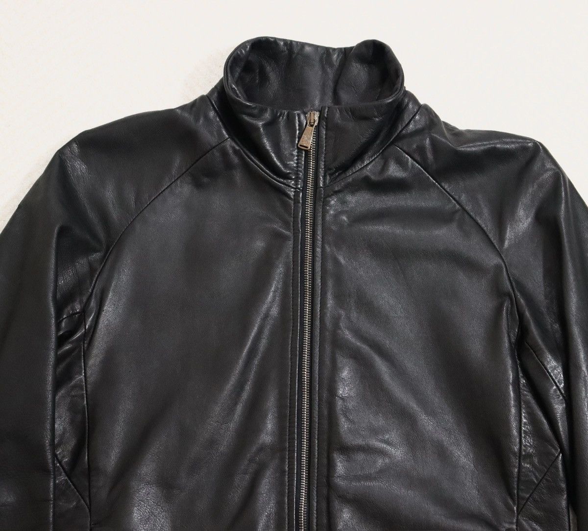 10sei0otto 10Sei0Otto Oil Calf Lather Jacket Size US S / EU 44-46 / 1 - 3 Thumbnail