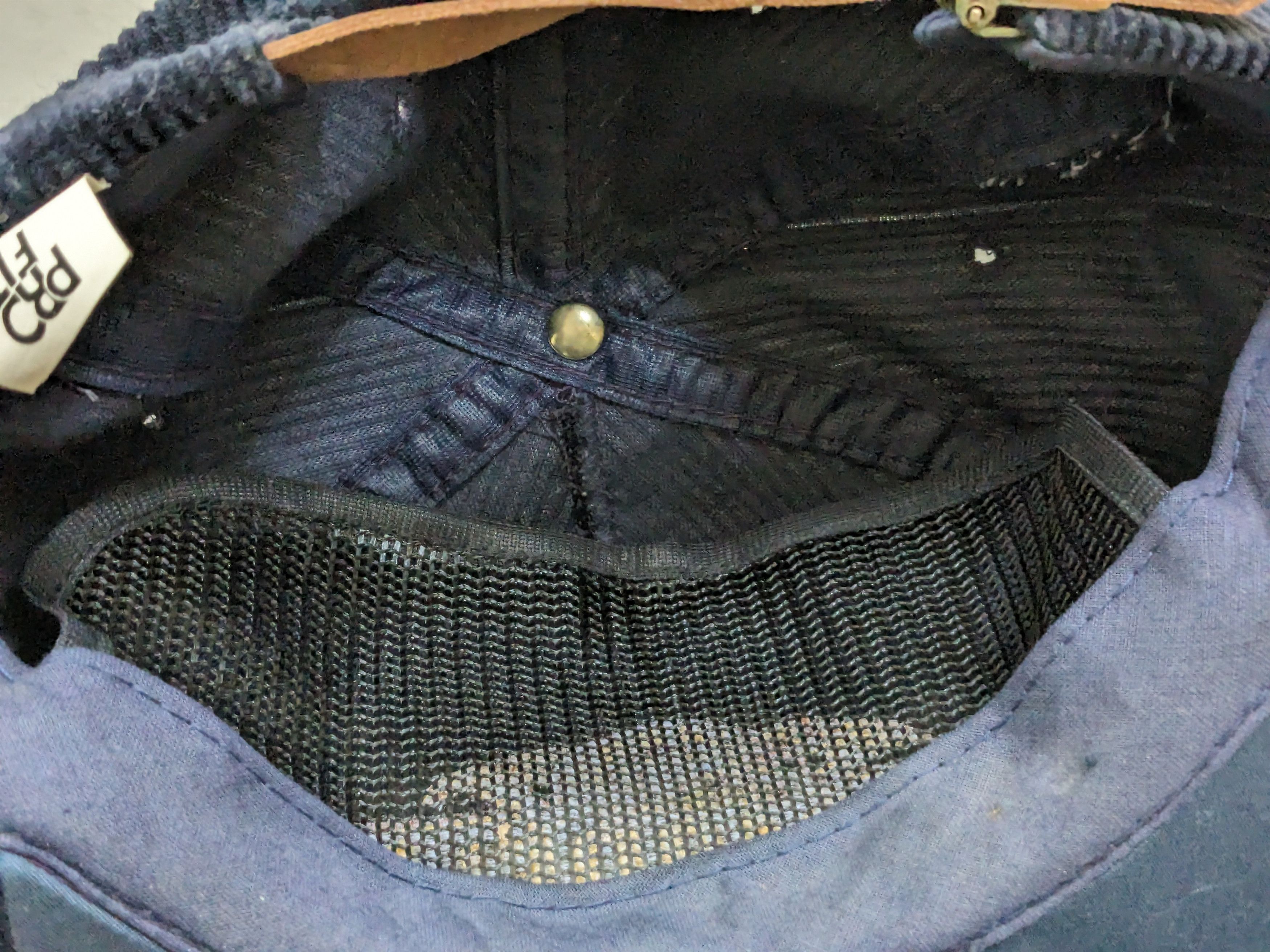 Vintage Vintage Ghirardelli Hat Corduroy Navy Blue USA Cap Size ONE SIZE - 16 Thumbnail