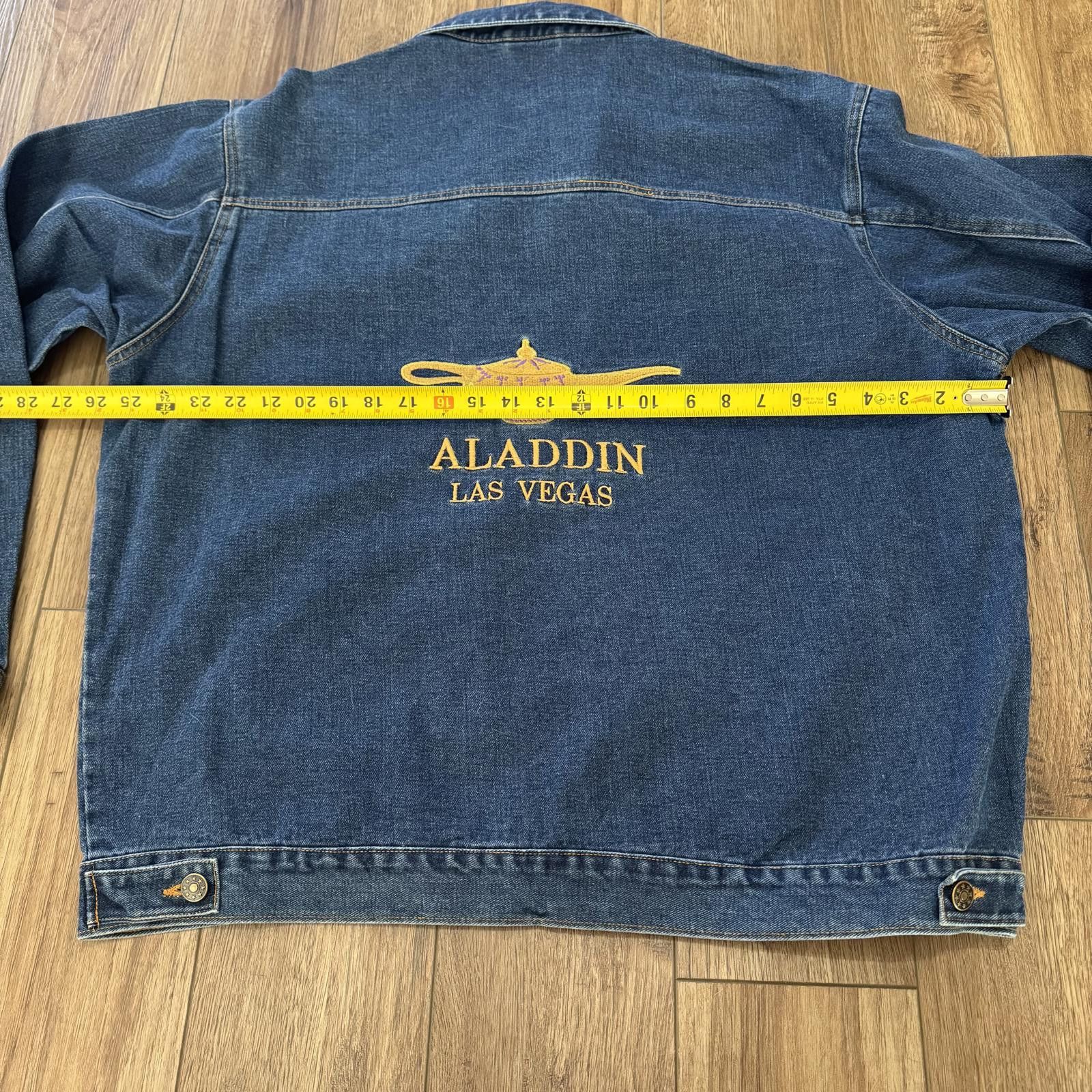 Other Vintage 90s Aladdin Las Vegas Casino Denim Jacket Size US XL / EU 56 / 4 - 7 Thumbnail