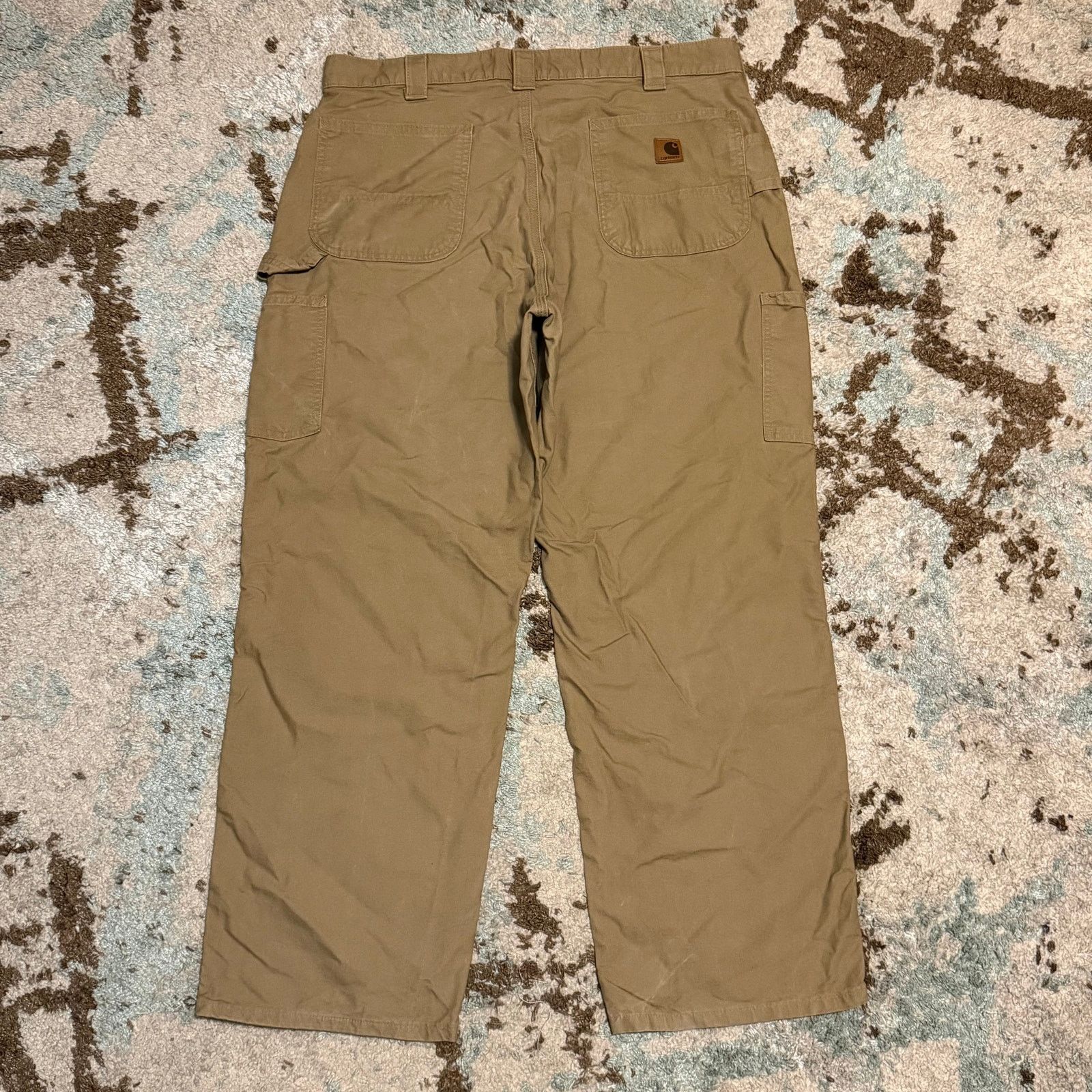 Carhartt Carhartt B151 DKH Dark Khaki Carpenter Pants Size 38x30 Size US 38 / EU 54 - 1 Thumbnail