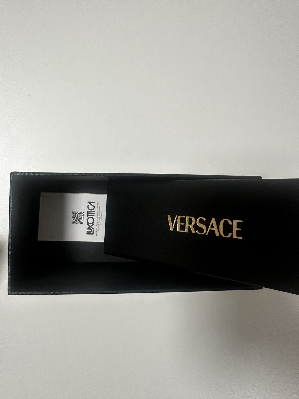 Versace Versace Damier Plaque Shield Sunglasses Size ONE SIZE - 11 Thumbnail