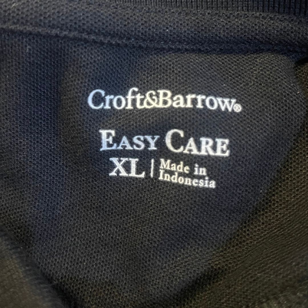 Croft & Barrow Croft & Barrow Black Polo Short Sleeve Shirt XL Cotton Casua Size US XL / EU 56 / 4 - 3 Thumbnail