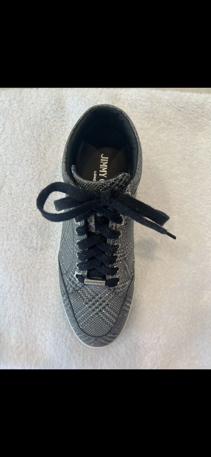 Jimmy Choo Jimmy Choo Glitter Sneakers Woman’s Size 37 1/2 Size US 7.5 / IT 37.5 - 4 Thumbnail