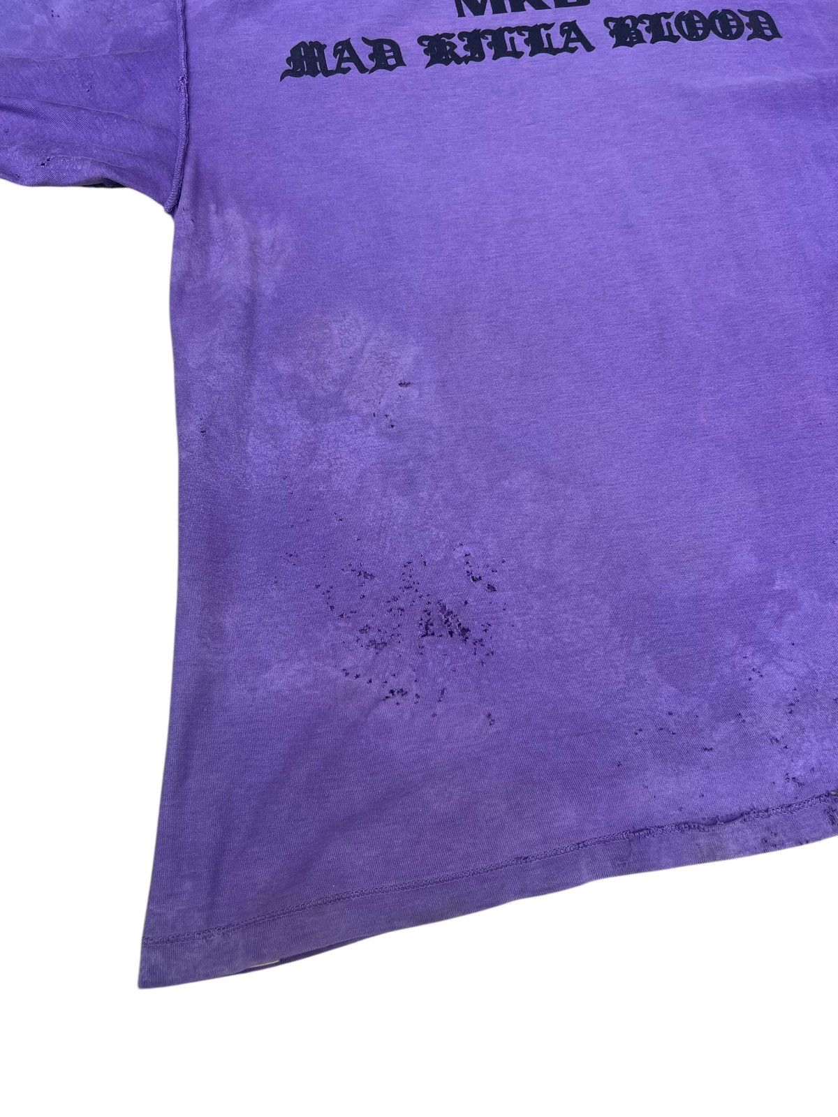20471120 Trashed Vintage MilkBoy Japan Mad Killa Blood Faded Tees Size US L / EU 52-54 / 3 - 16 Thumbnail