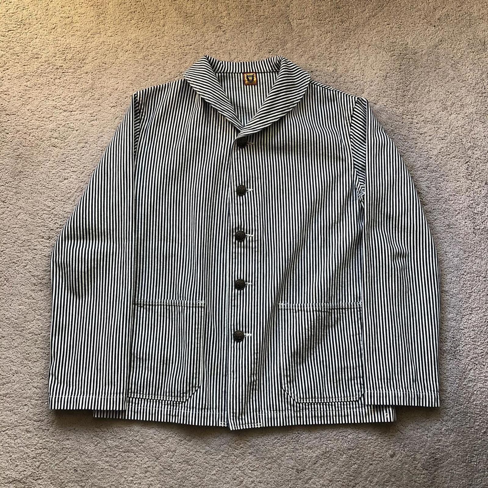 Human Made Human Made Pinstripe Hickory Overshirt Jacket Size US S / EU 44-46 / 1 - 1 Thumbnail