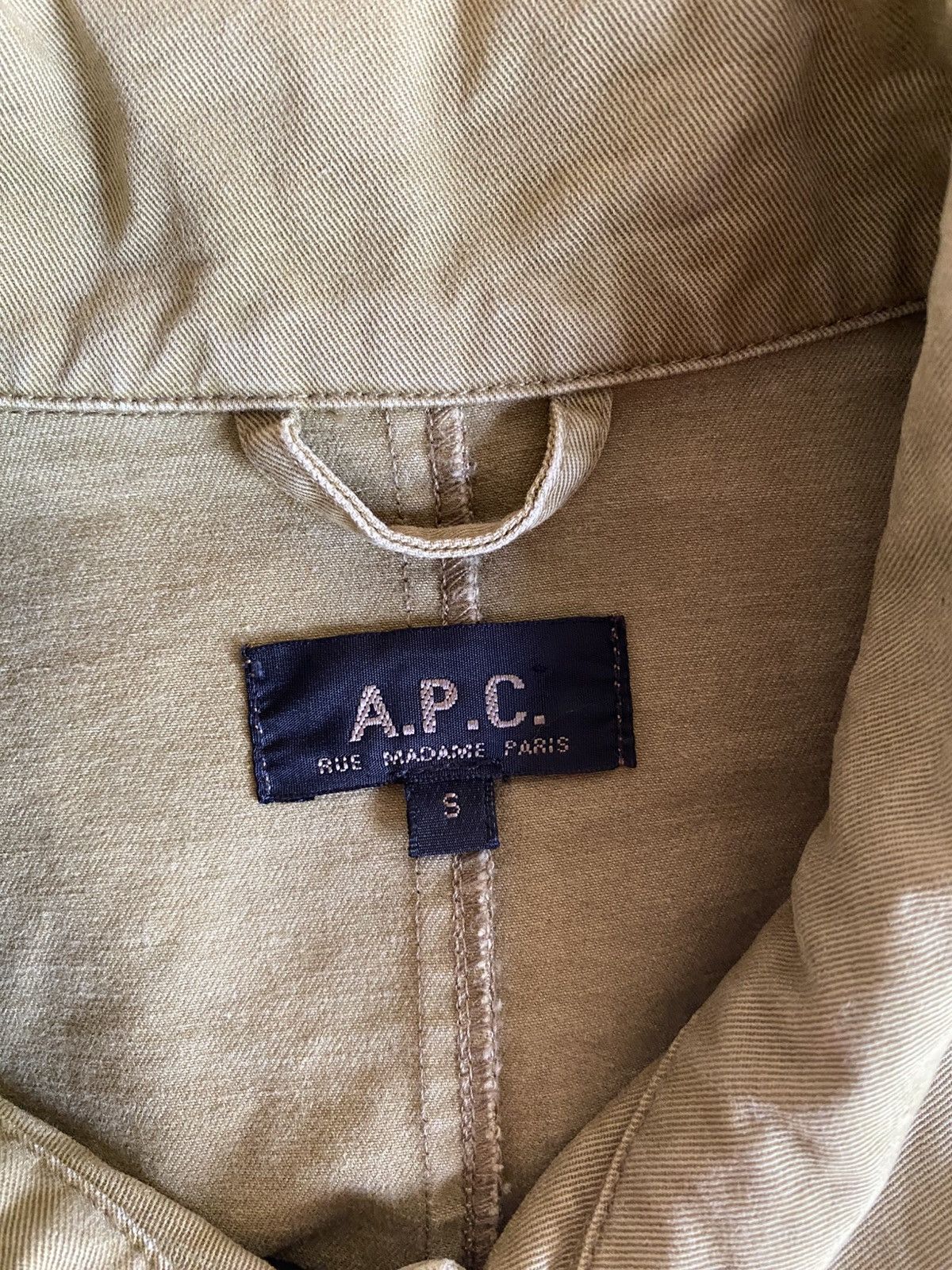 A.P.C. A.P.C. Military-Style Khaki Jacket Size US S / EU 44-46 / 1 - 13 Thumbnail