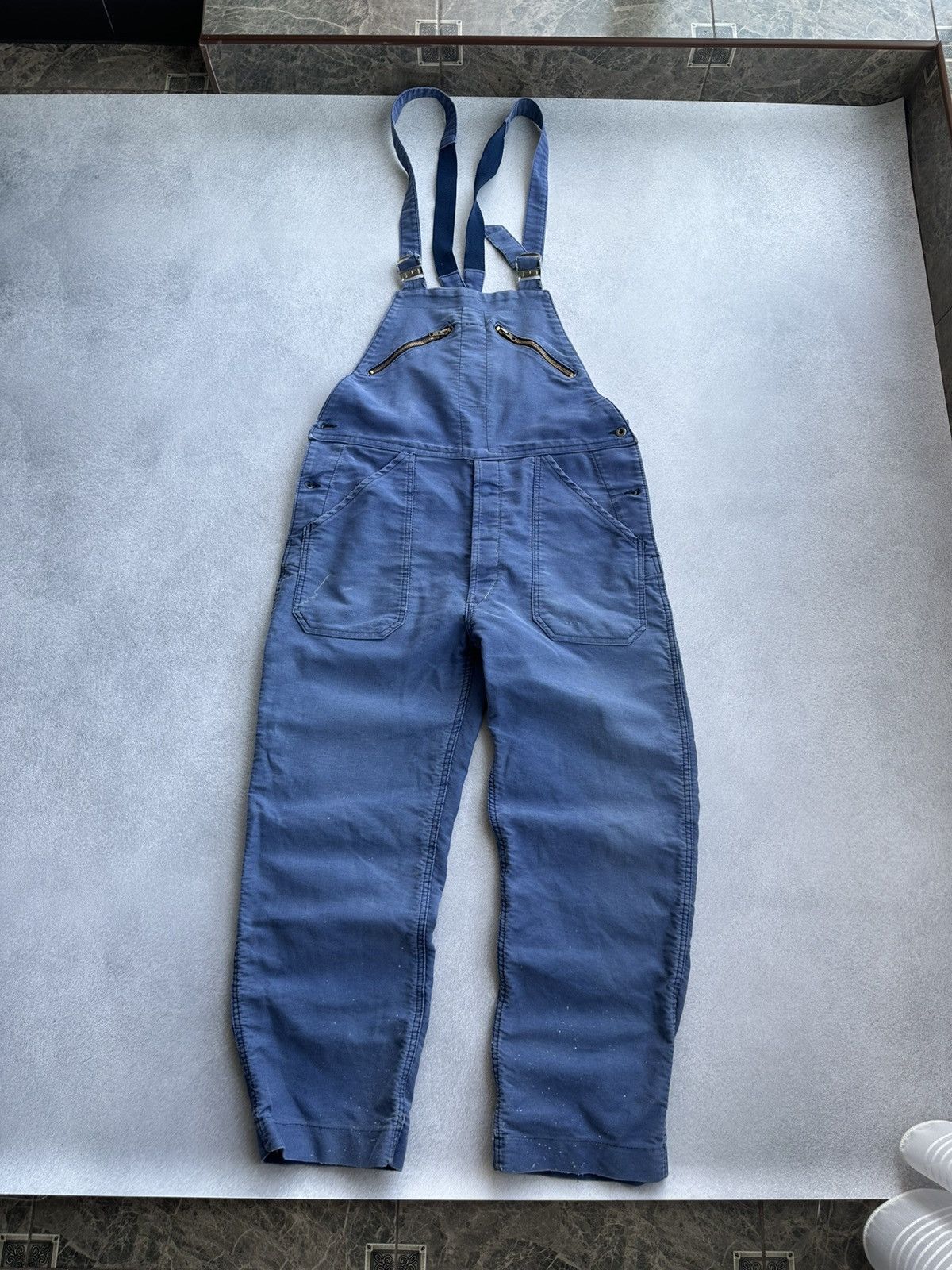 Vintage Vintage Adolph Lafont French Workwear Overall Suit 60-70s Size US 34 / EU 50 - 1 Thumbnail