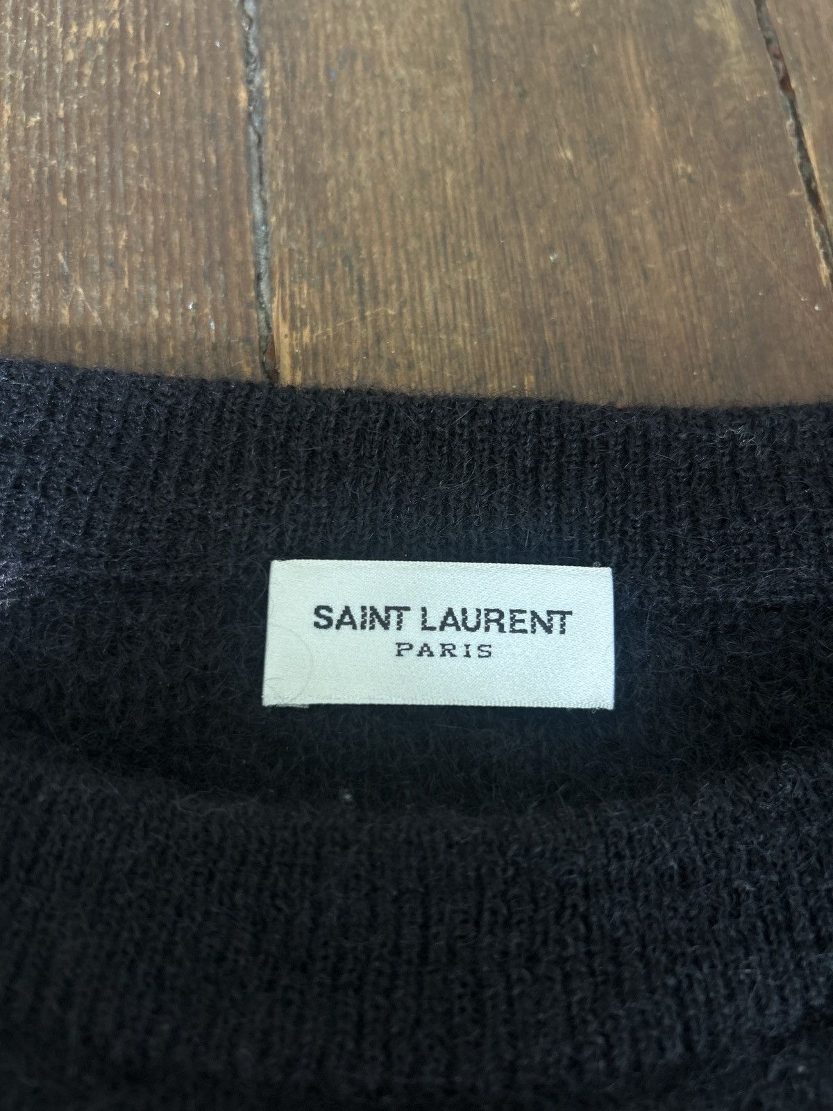 Saint Laurent Paris Saint Laurent 2013 Mohair Stripe Sweater Size US S / EU 44-46 / 1 - 3 Thumbnail