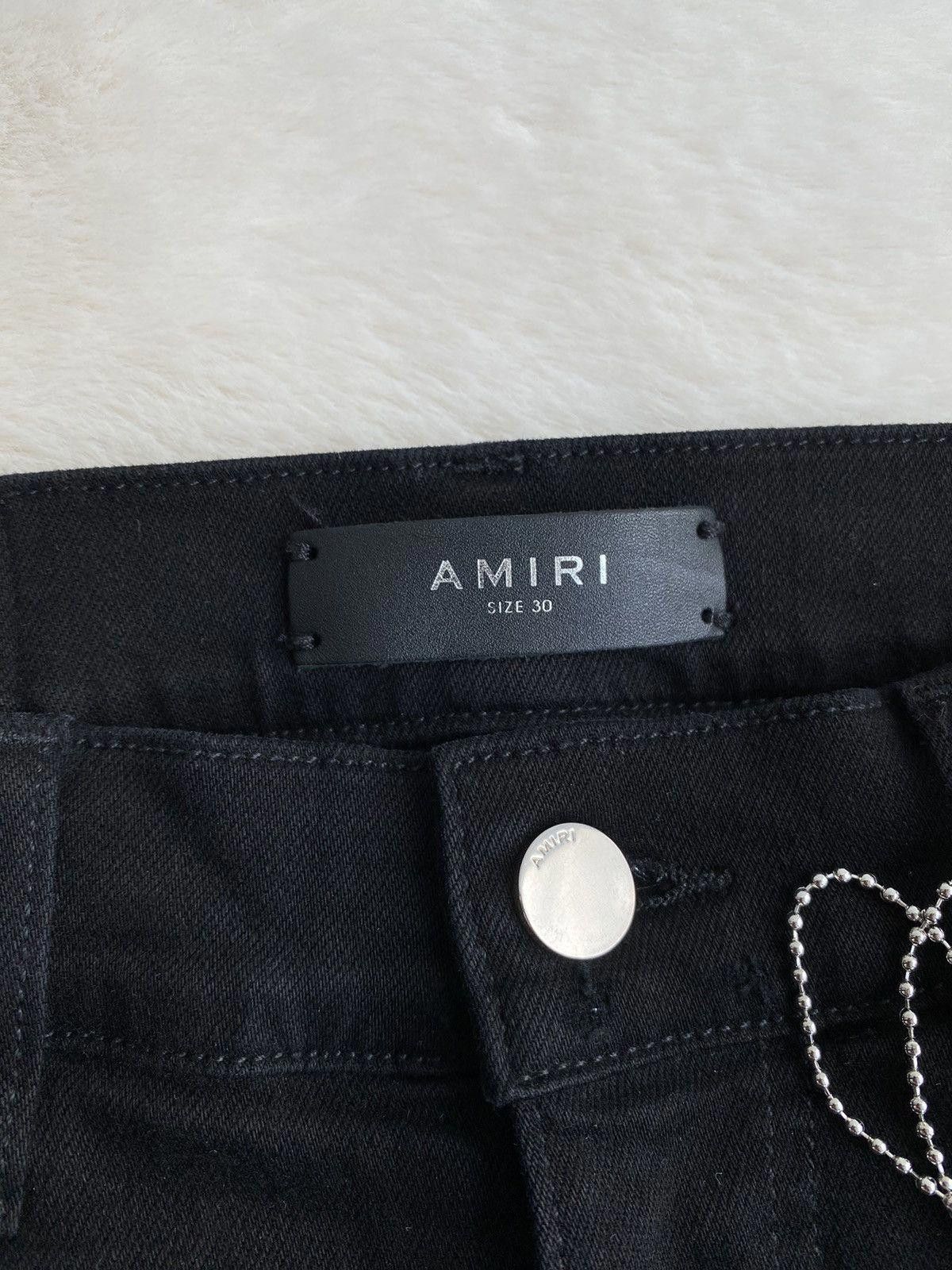 Amiri Amiri Black Track Denim Jeans Size US 30 / EU 46 - 2 Thumbnail