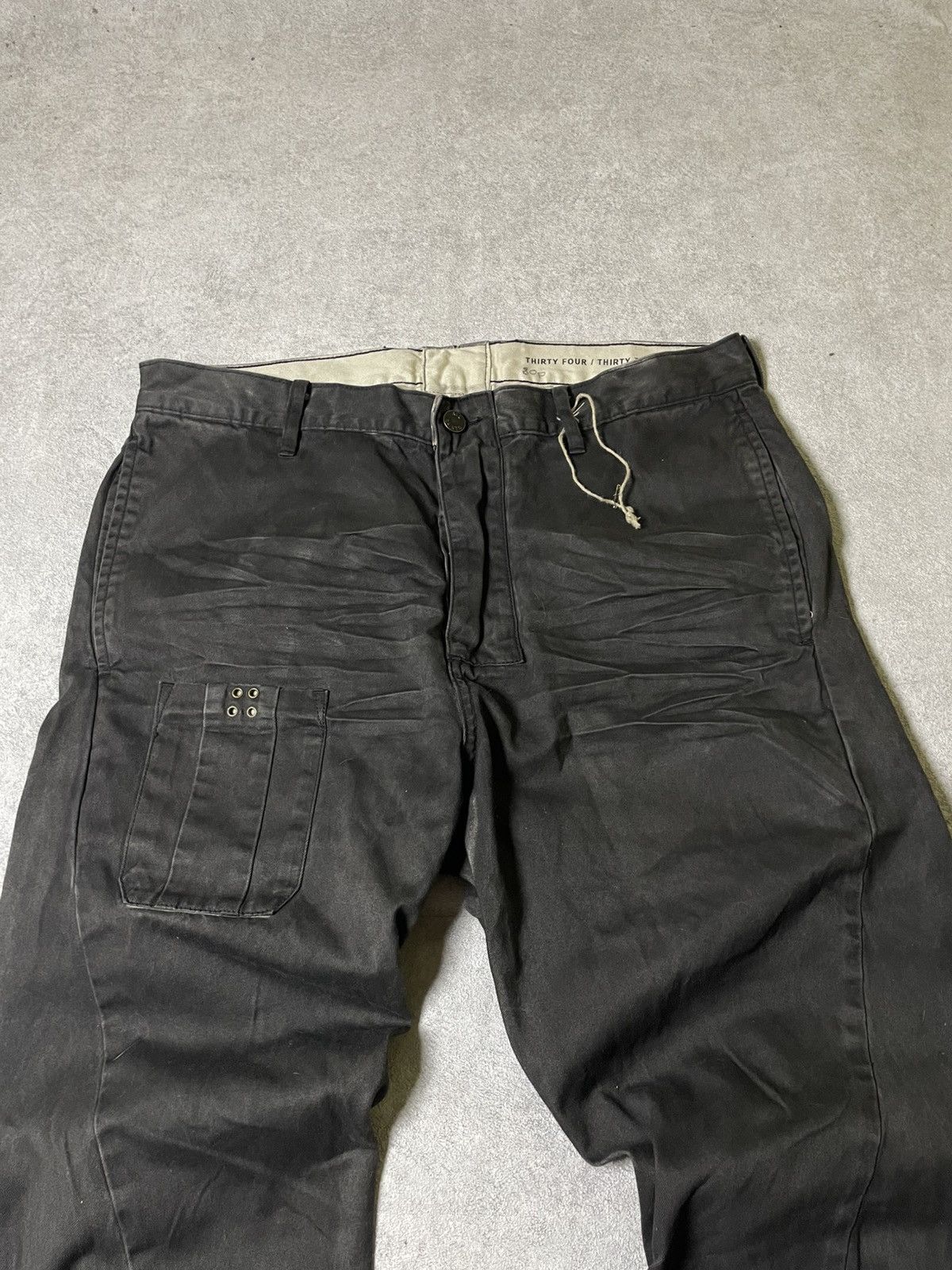 Allsaints Skull Allsaints Rick Owens Style Drop Crotch Jeans Size US 32 / EU 48 - 4 Thumbnail