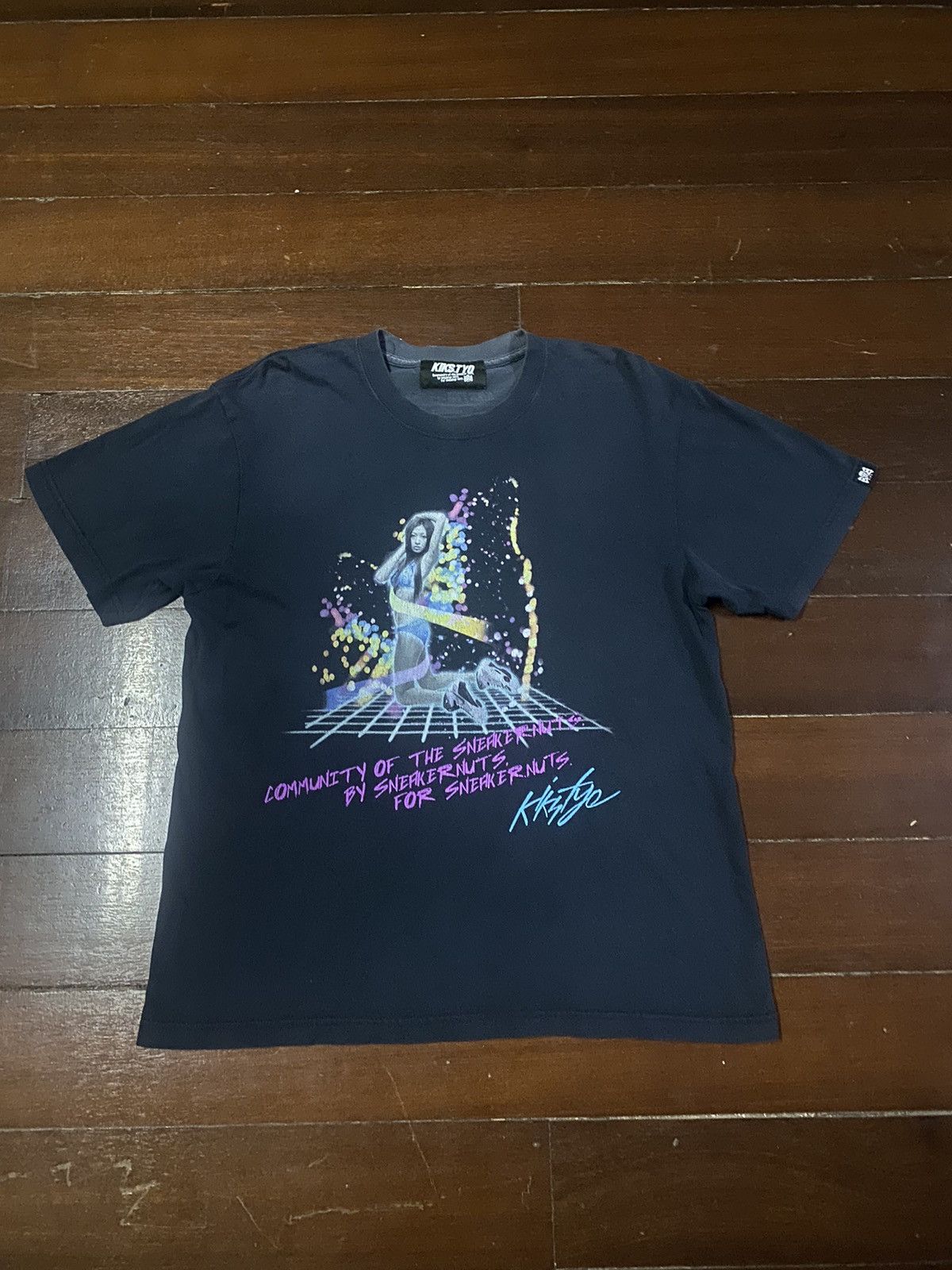 Japanese Brand × KIKS TYO × Nike Vintage y2k KIKSTYO yuka ishida Nike sun faded distressed Size US L / EU 52-54 / 3 - 3 Thumbnail