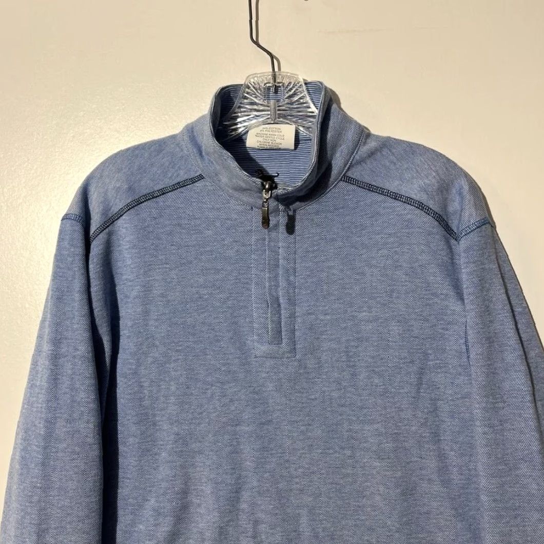 Vintage The Black Dog Blue Classic 1/4 Zip Pullover Sweater Mens Size M Size US M / EU 48-50 / 2 - 2 Thumbnail