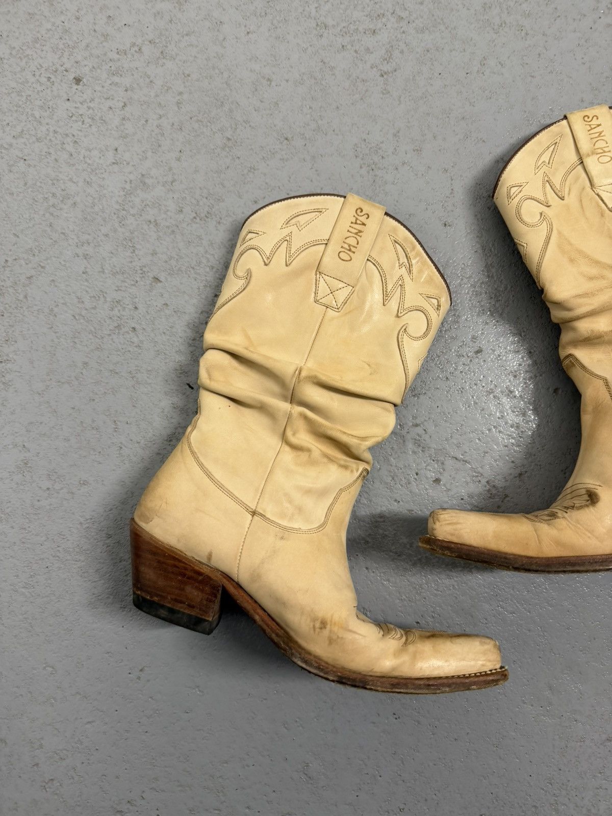 Sancho Boots Sancho Waved Cowboy Y2K Streetwear Boots Size US 7 / IT 37 - 3 Thumbnail