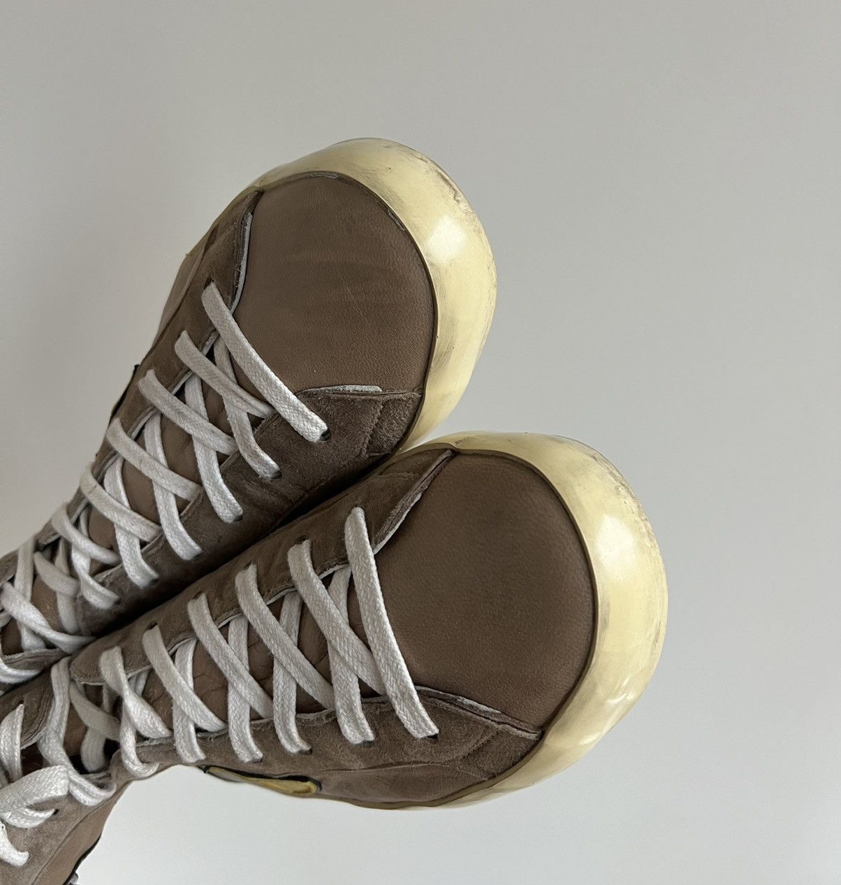 Philippe Model Philippe Model Brown Leather High Sneakers Size US 10 / EU 43 - 4 Thumbnail